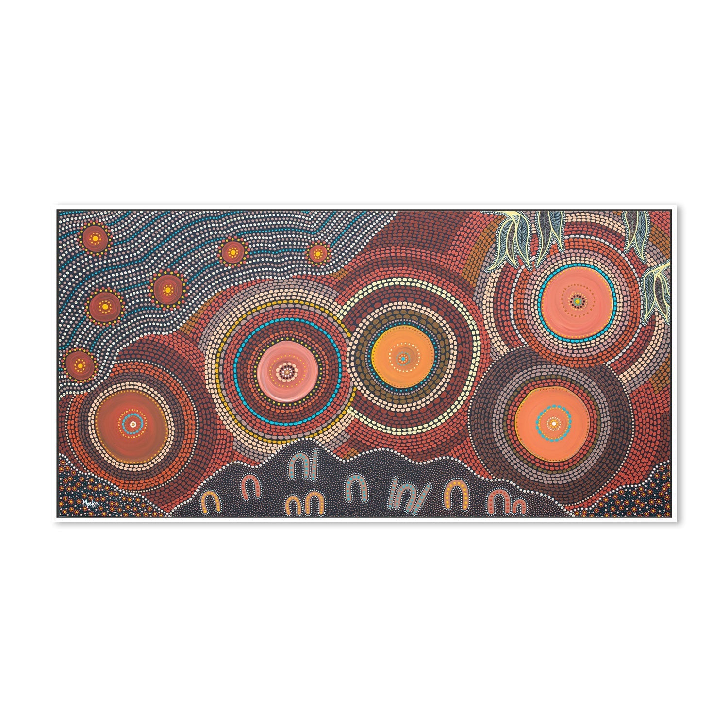 wall-art-print-canvas-poster-framed-Connectedness , By Domica Hill-GIOIA-WALL-ART