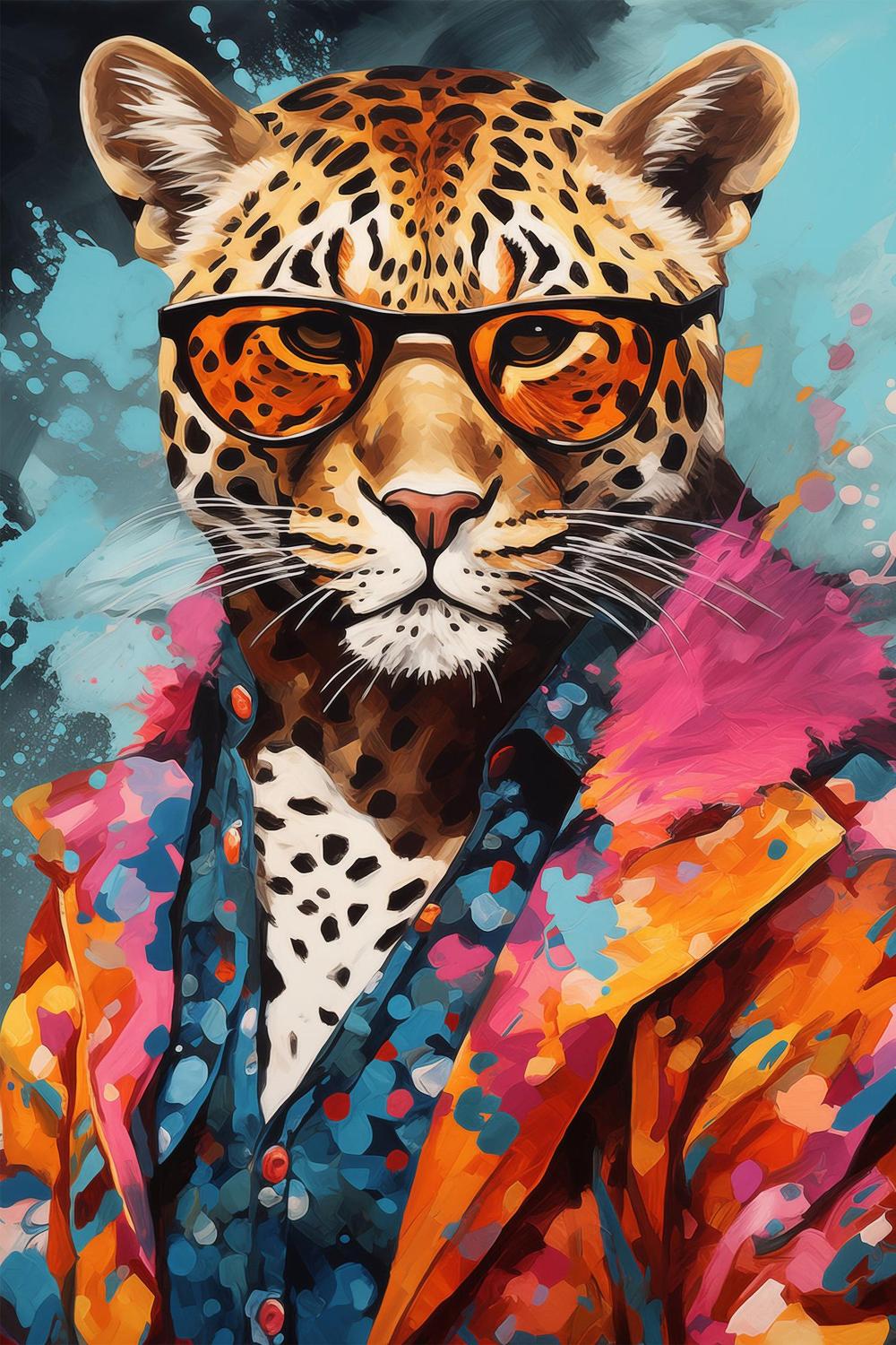 wall-art-print-canvas-poster-framed-Cool tiger-1