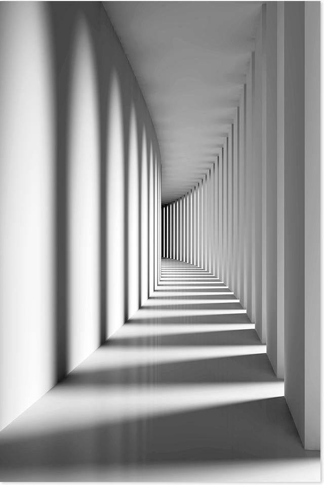 Corridor-Framed-Canvas-Print-Poster-Gioia Wall Art