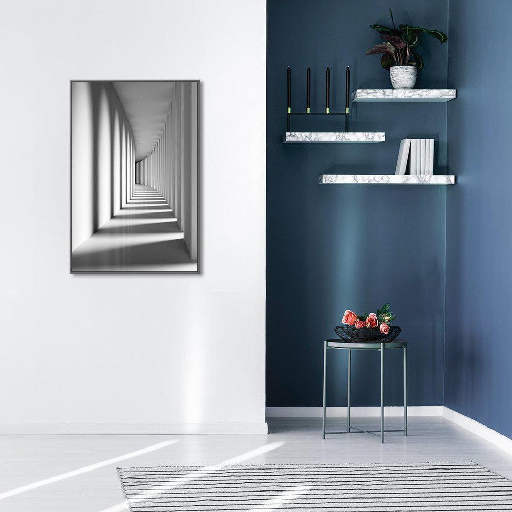 Corridor-Framed-Canvas-Print-Poster-Gioia Wall Art
