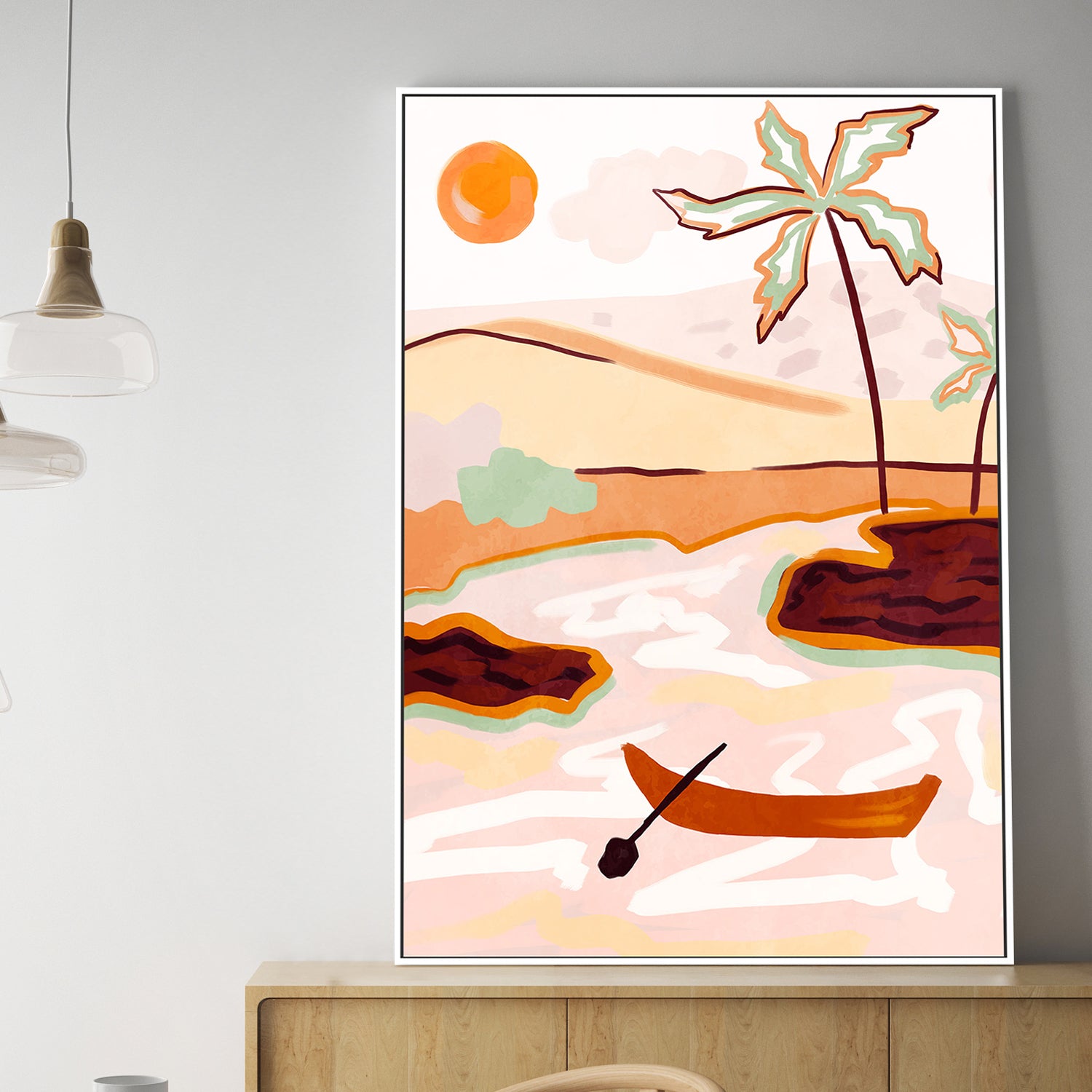 wall-art-print-canvas-poster-framed-Cotton Candy Skies-2