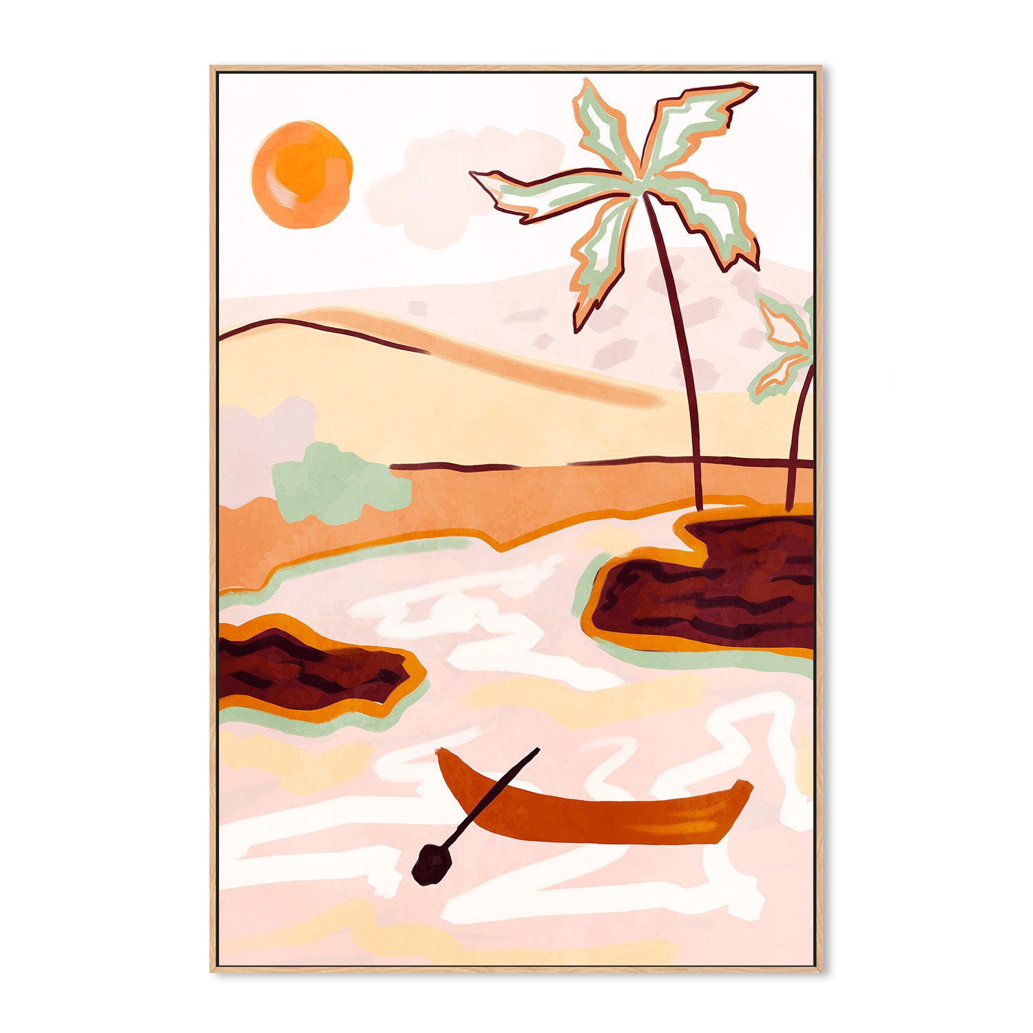 wall-art-print-canvas-poster-framed-Cotton Candy Skies-4