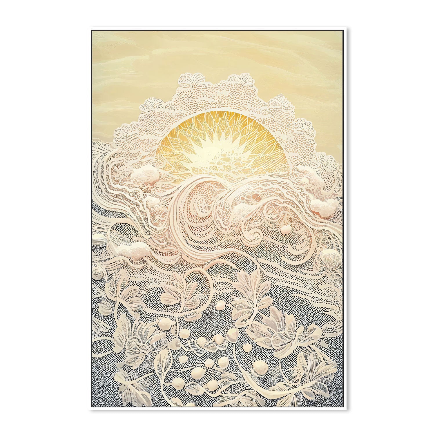 wall-art-print-canvas-poster-framed-Cotton Sea , By Unratio-5