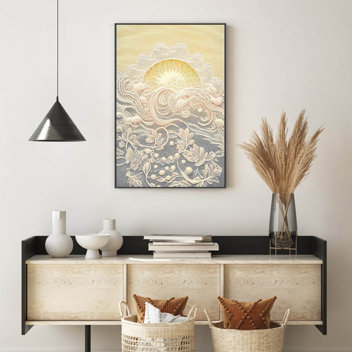 wall-art-print-canvas-poster-framed-Cotton Sea , By Unratio-7