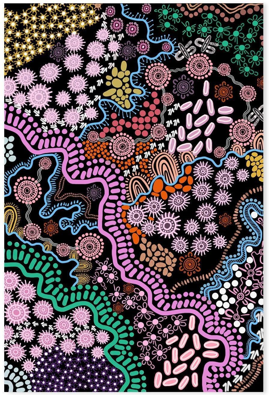wall-art-print-canvas-poster-framed-Country In Colour Bright-by-Leah Cummins-Gioia Wall Art