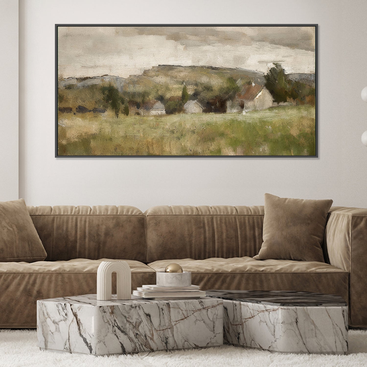 wall-art-print-canvas-poster-framed-Countryside Farm , By Lady Hana-2