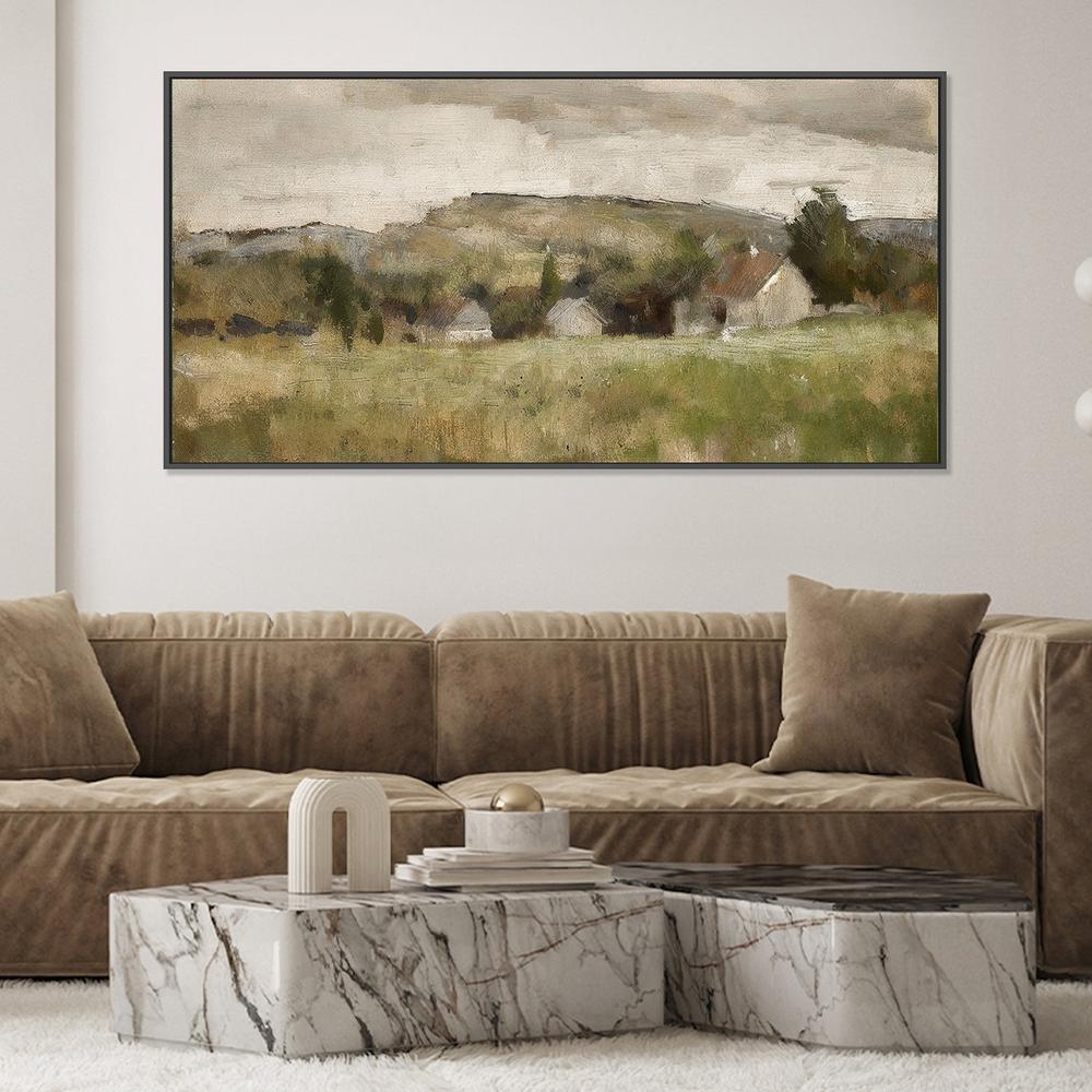 wall-art-print-canvas-poster-framed-Countryside Farm , By Lady Hana-2