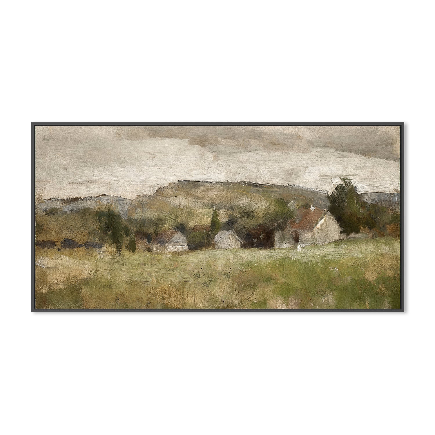 wall-art-print-canvas-poster-framed-Countryside Farm , By Lady Hana-3