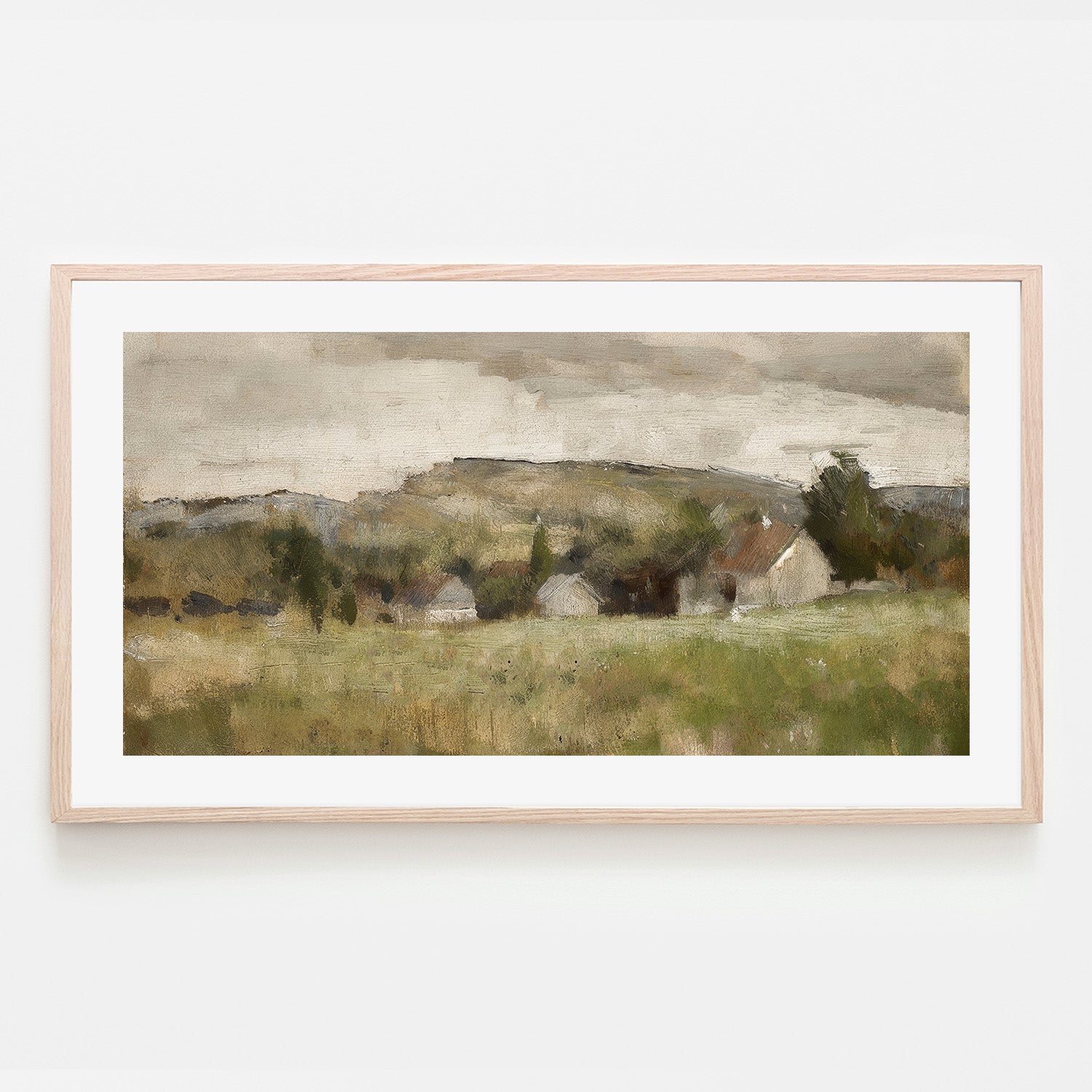 wall-art-print-canvas-poster-framed-Countryside Farm , By Lady Hana-6