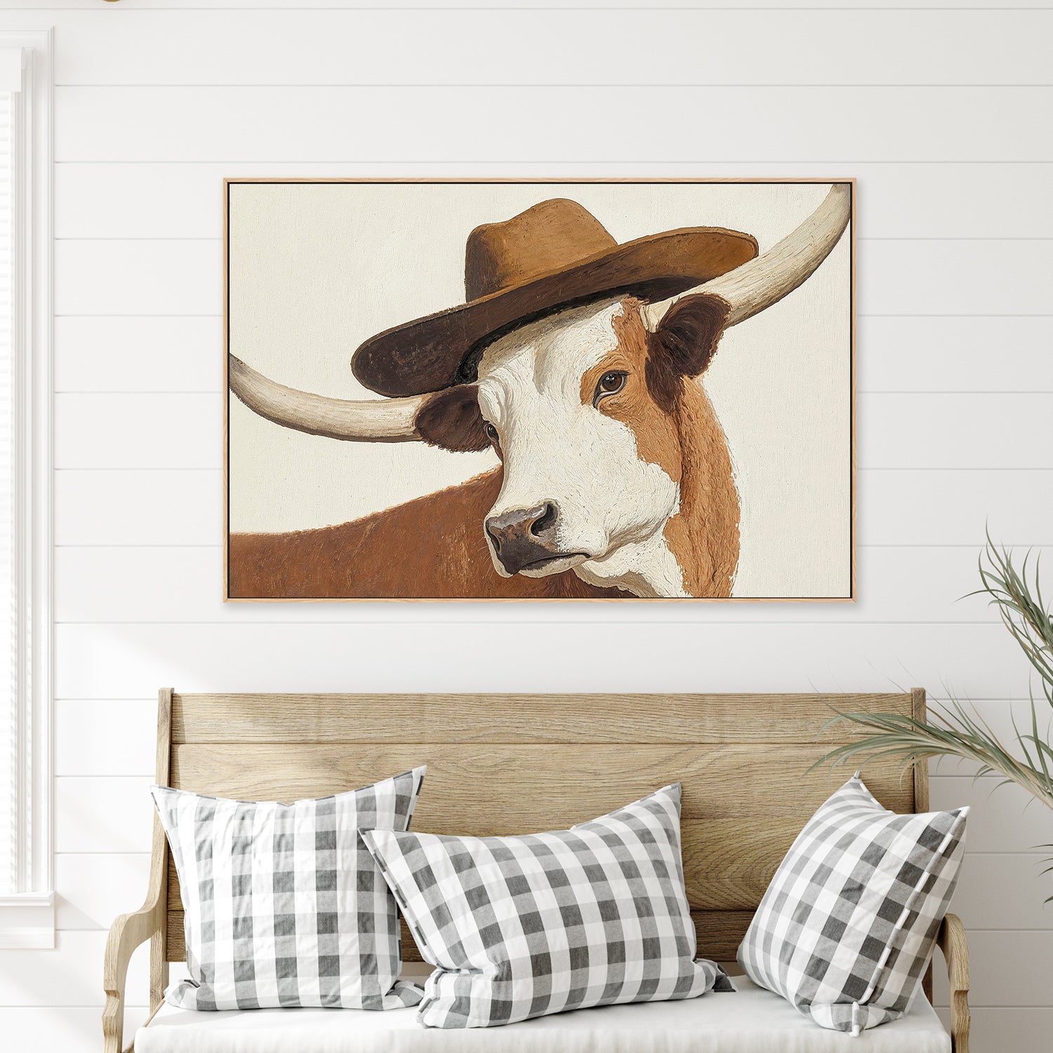 wall-art-print-canvas-poster-framed-Cow Cow , By Lady Hana-2