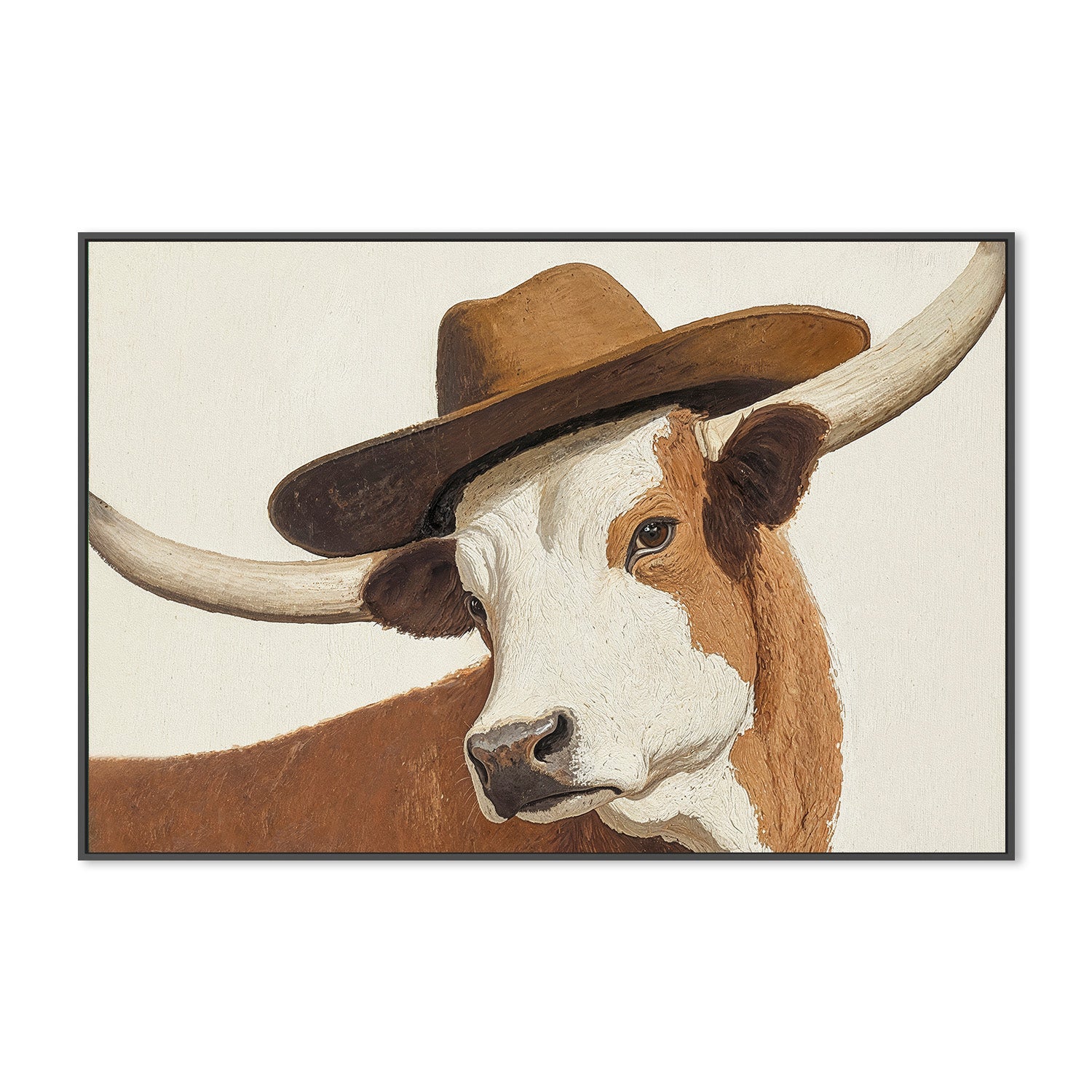 wall-art-print-canvas-poster-framed-Cow Cow , By Lady Hana-3