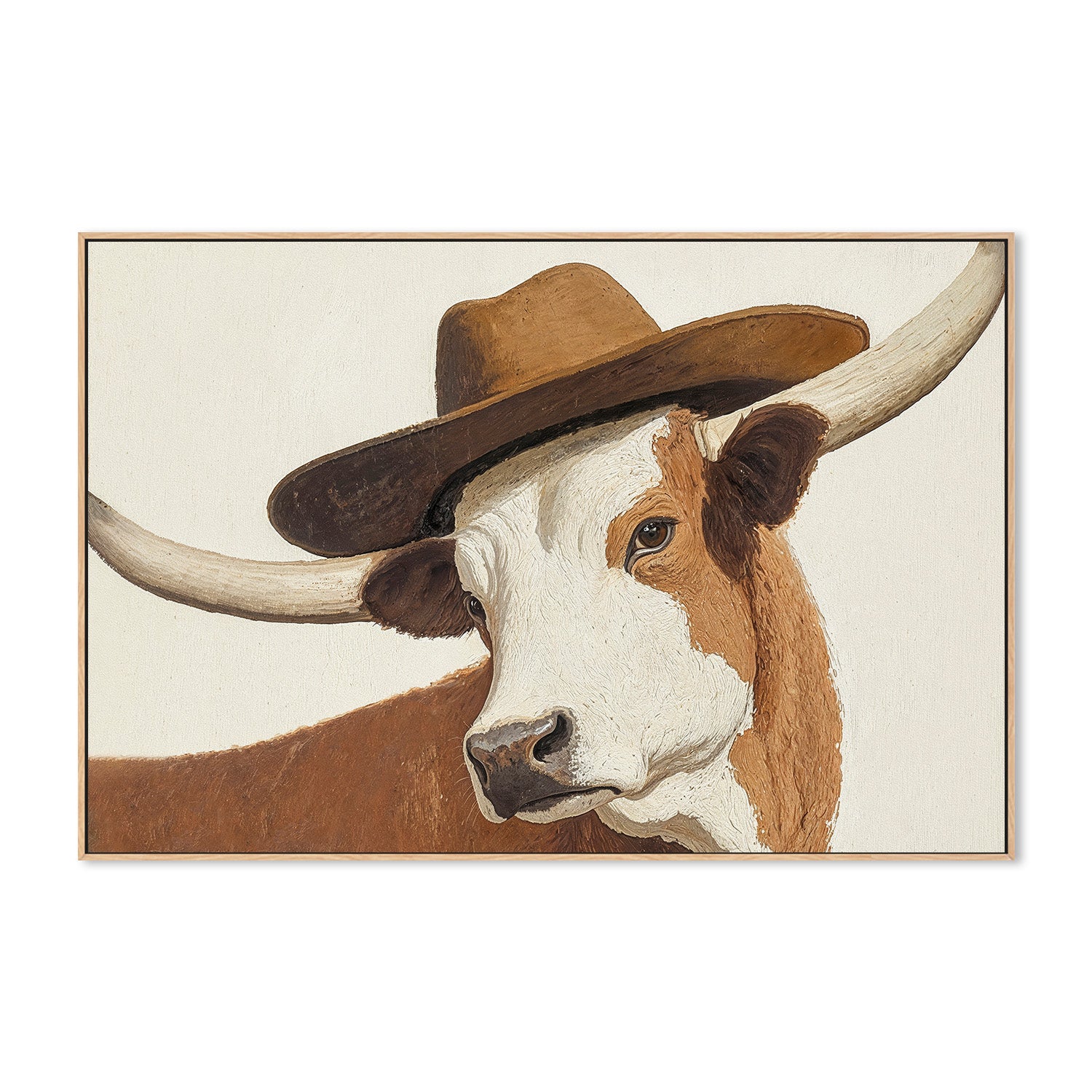 wall-art-print-canvas-poster-framed-Cow Cow , By Lady Hana-4