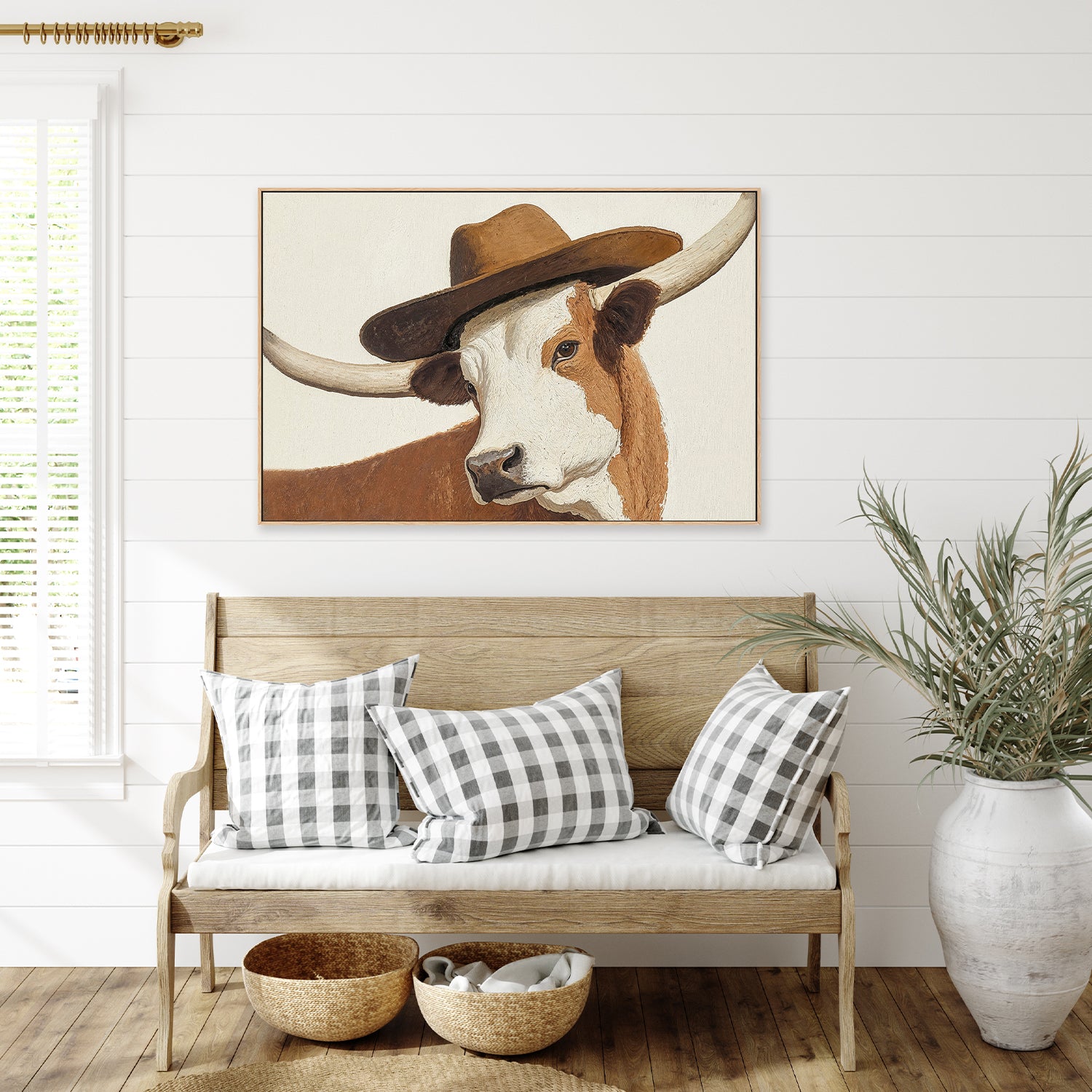 wall-art-print-canvas-poster-framed-Cow Cow , By Lady Hana-7