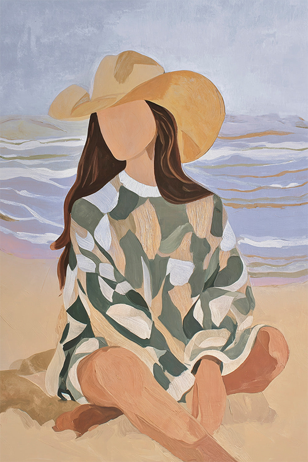 wall-art-print-canvas-poster-framed-Cowgirl Palm-1