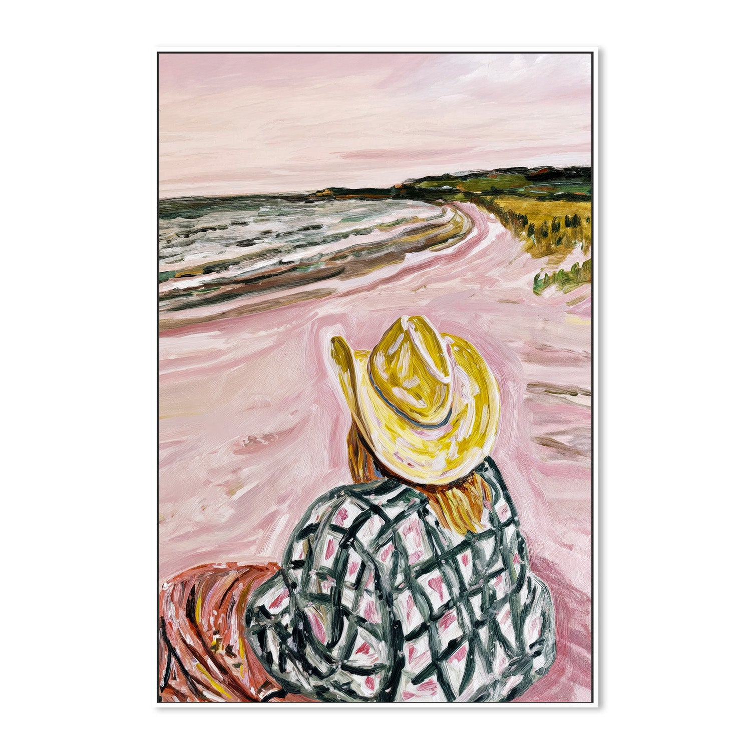 wall-art-print-canvas-poster-framed-Cowgirl Pink Beach-5