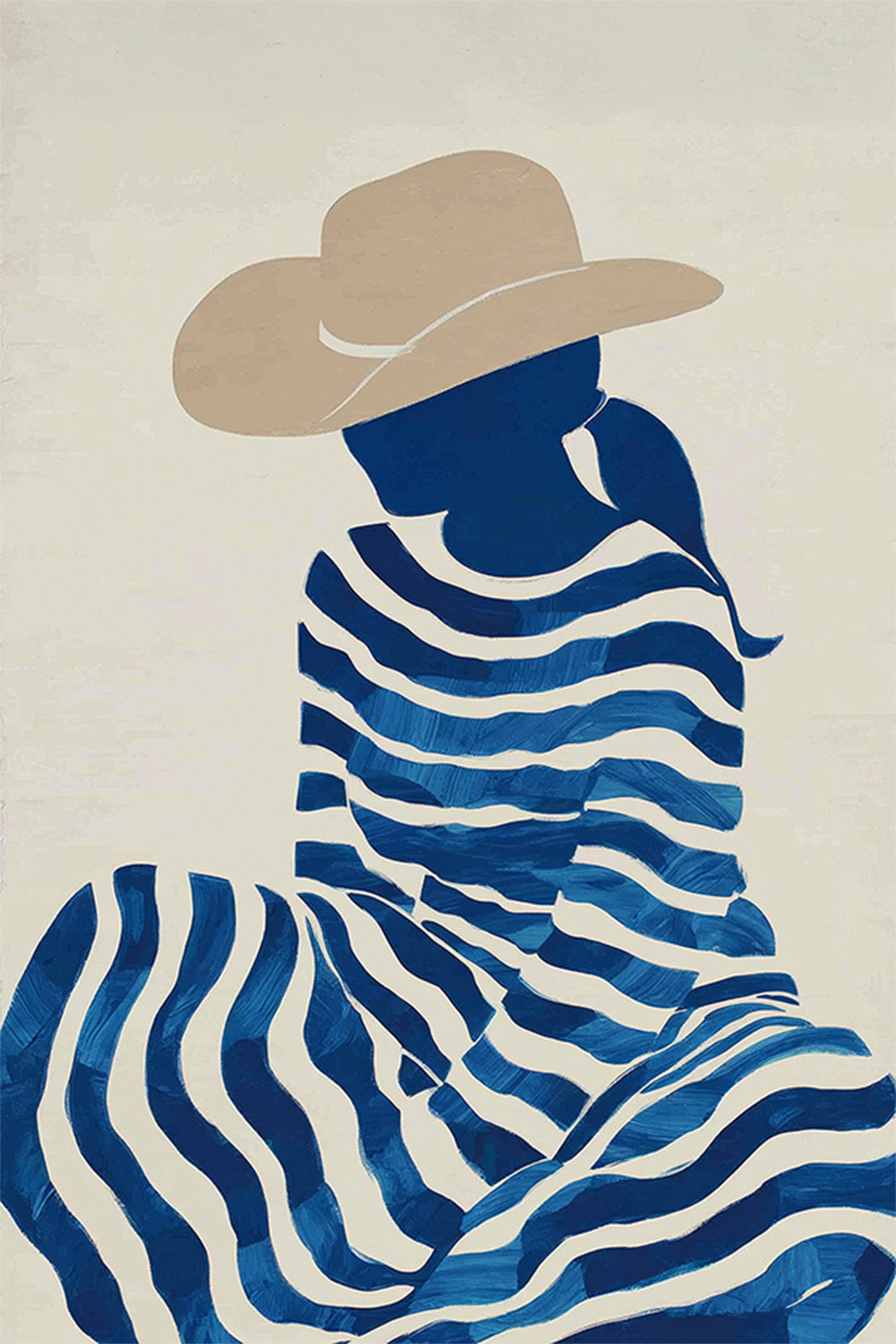 wall-art-print-canvas-poster-framed-Cowgirl Wave-1