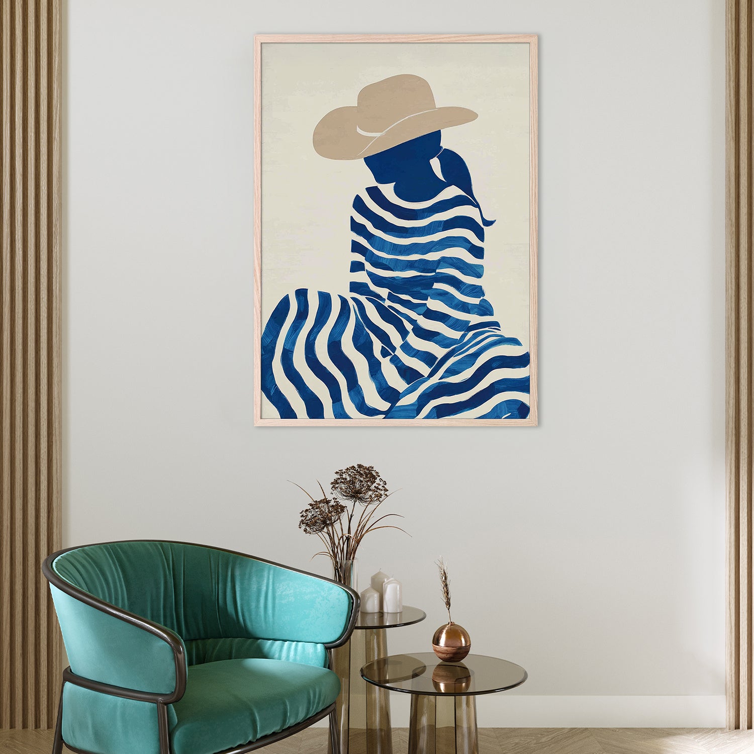 wall-art-print-canvas-poster-framed-Cowgirl Wave-9