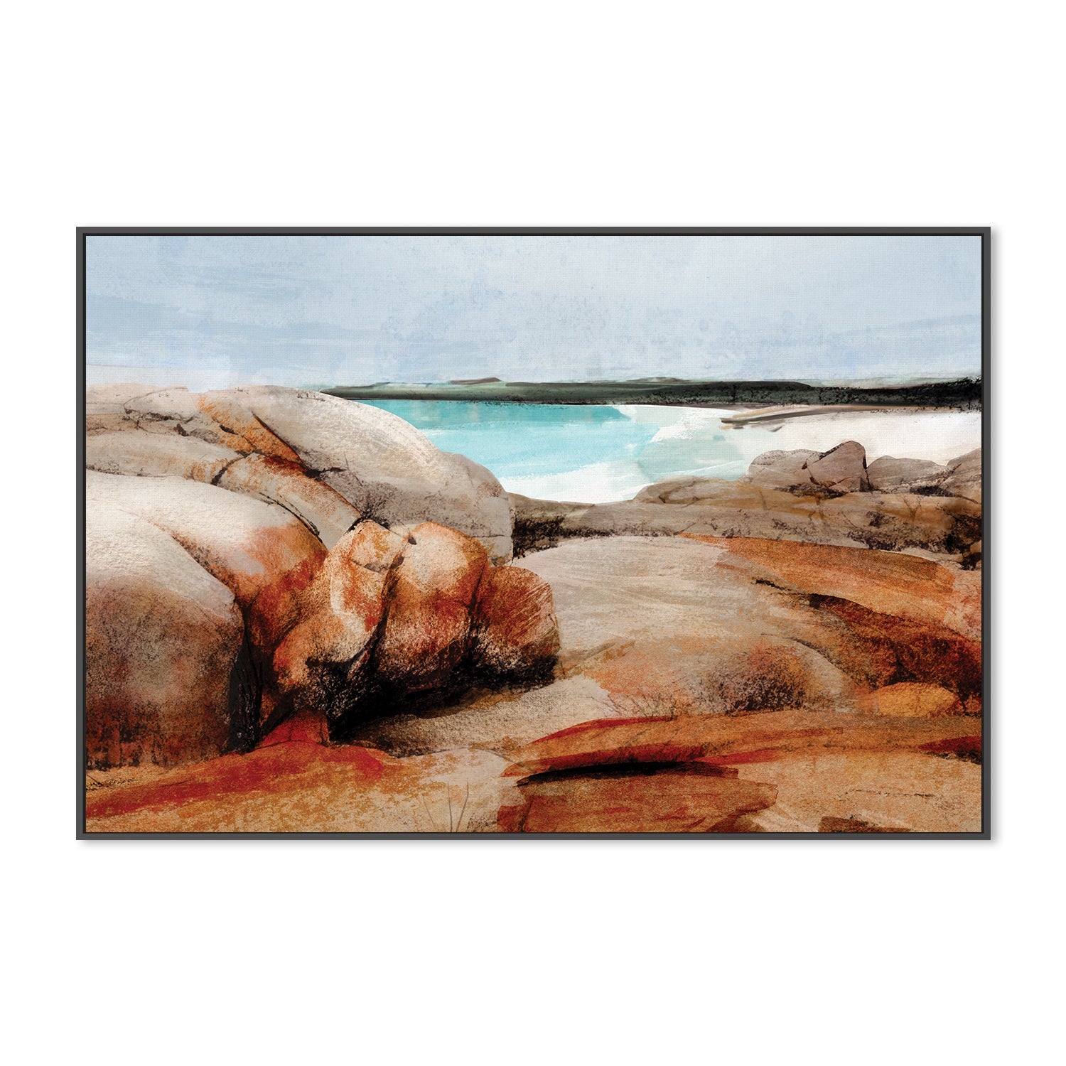 wall-art-print-canvas-poster-framed-Cozy Corner Beach , By Dear Musketeer Studio-3