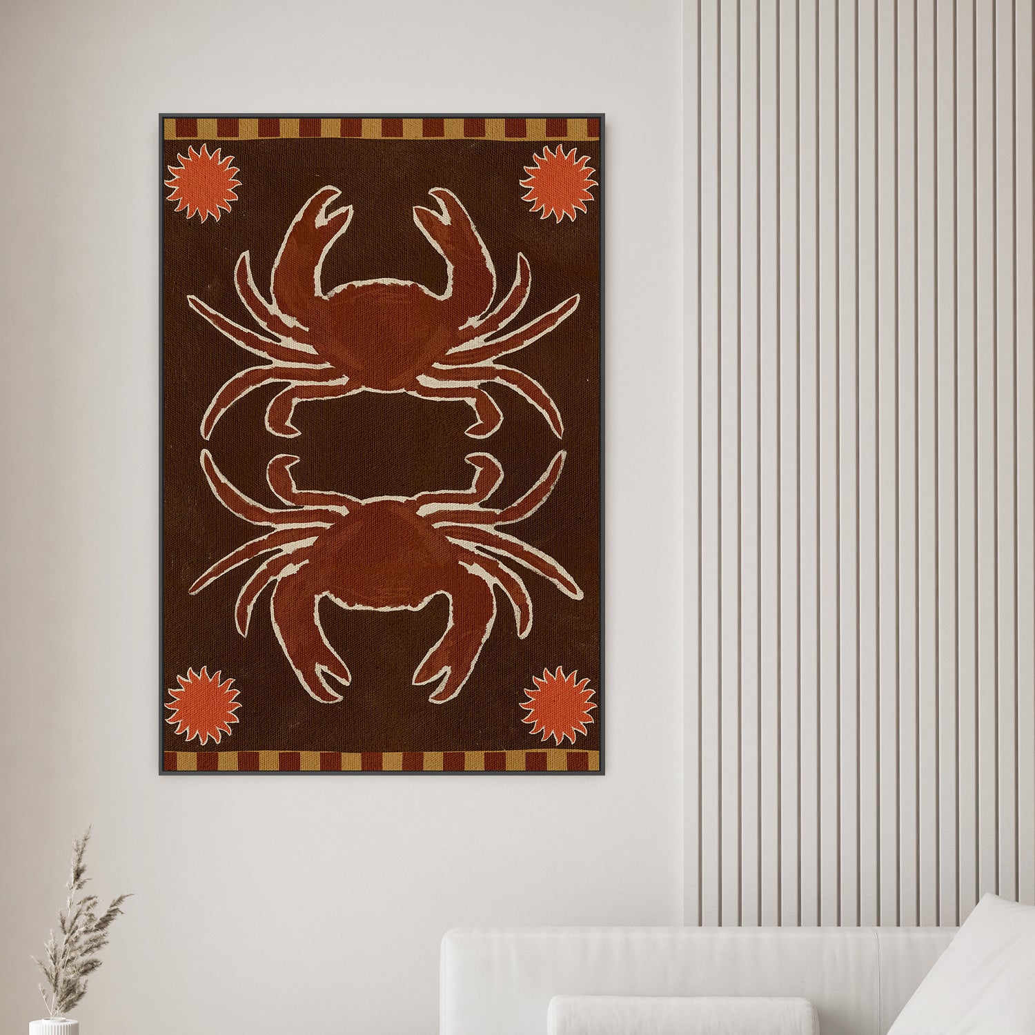 wall-art-print-canvas-poster-framed-Crab Mirror Dance-7