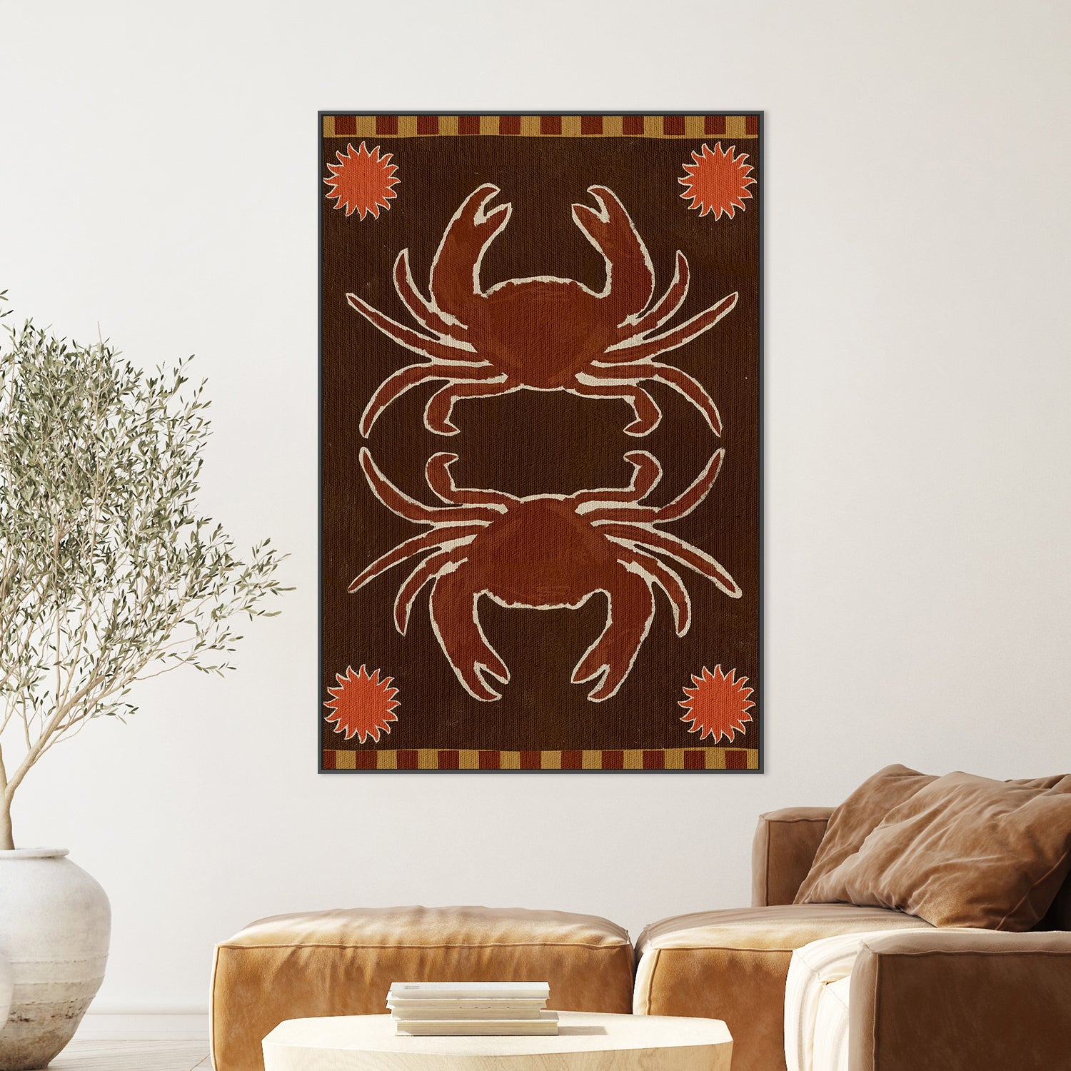 wall-art-print-canvas-poster-framed-Crab Mirror Dance-7