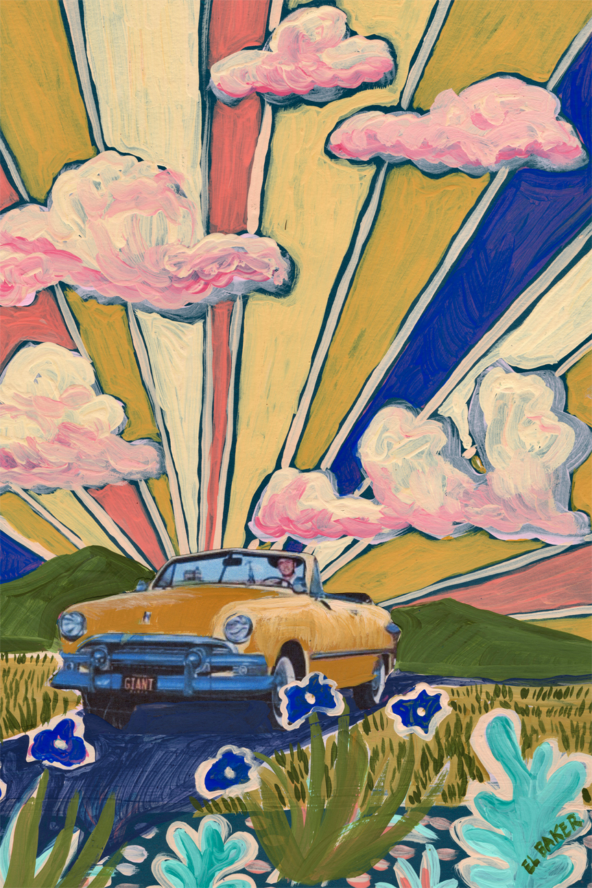 wall-art-print-canvas-poster-framed-Cruising , By Eleanor Baker-1