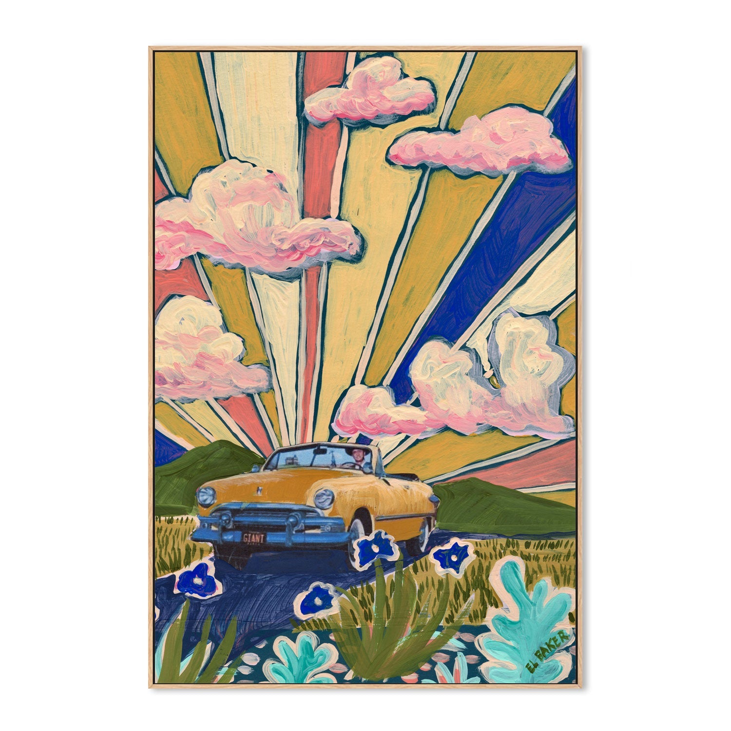 wall-art-print-canvas-poster-framed-Cruising , By Eleanor Baker-4