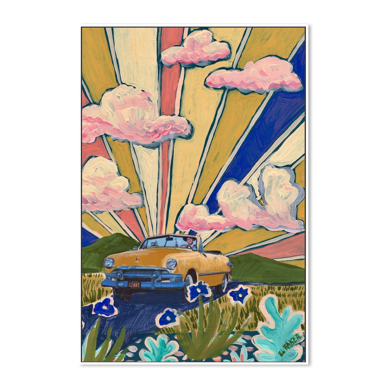 wall-art-print-canvas-poster-framed-Cruising , By Eleanor Baker-5