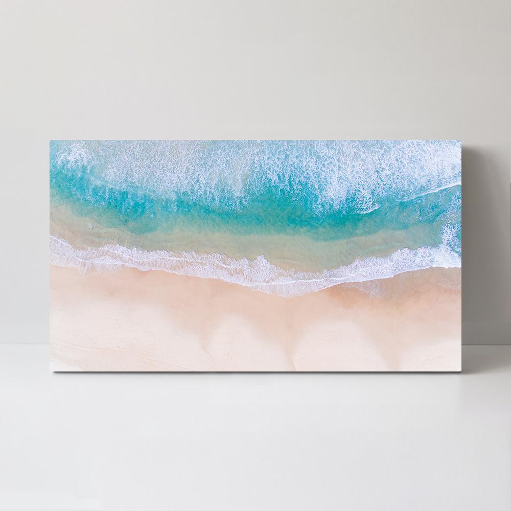 wall-art-print-canvas-poster-framed-Crystal Clear Sea And Beach, Sea Ocean And Beach Print-by-Gioia Wall Art-Gioia Wall Art