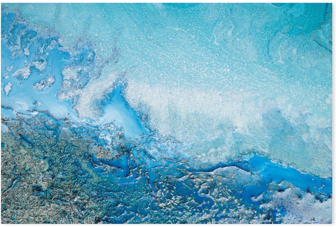 wall-art-print-canvas-poster-framed-Cyan Water , By Petra Meikle-GIOIA-WALL-ART