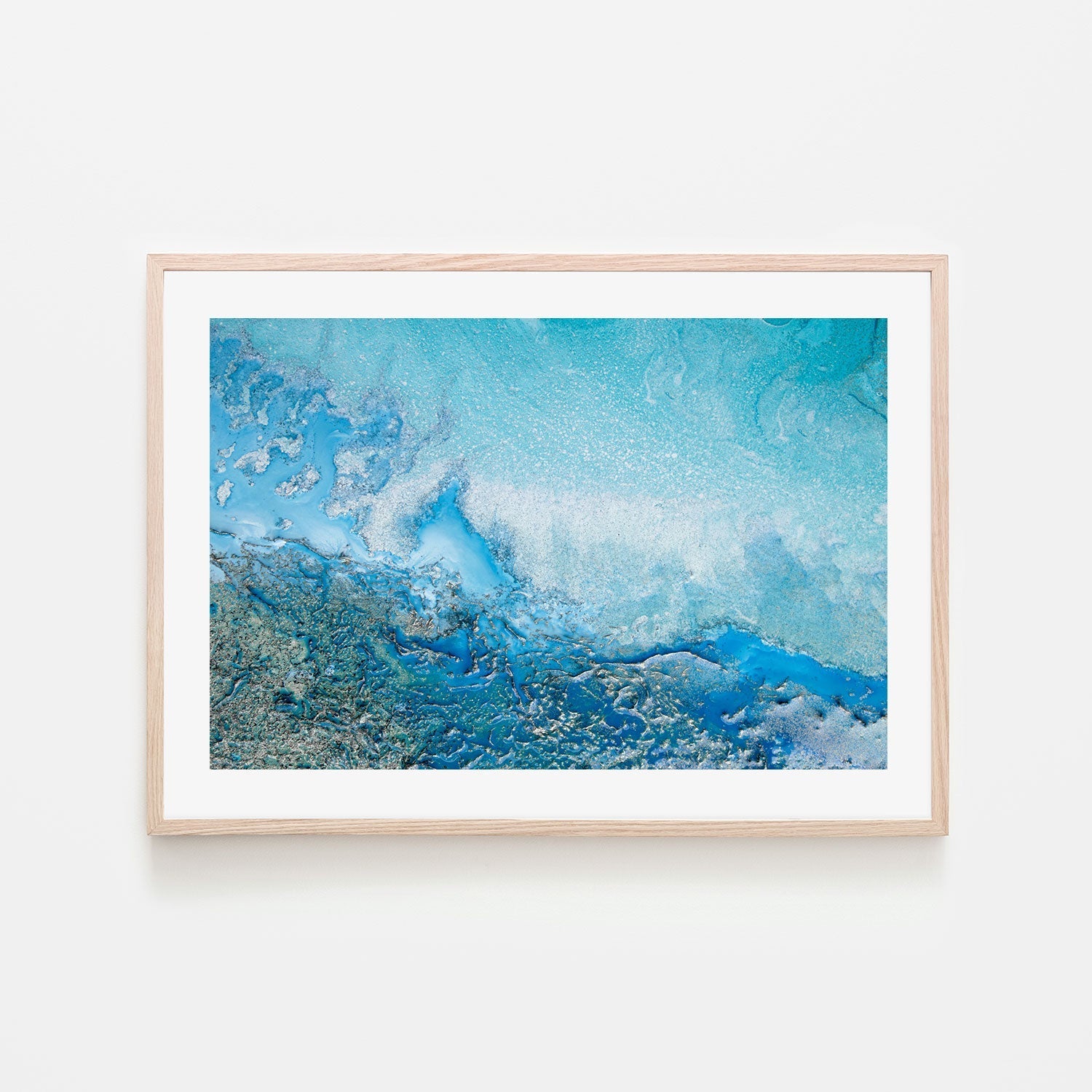 wall-art-print-canvas-poster-framed-Cyan Water , By Petra Meikle-GIOIA-WALL-ART