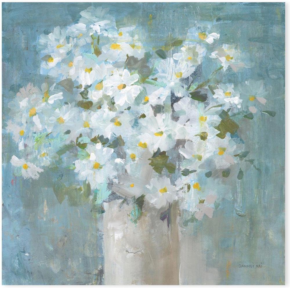 wall-art-print-canvas-poster-framed-Daisies All Day-by-Danhui Nai-Gioia Wall Art