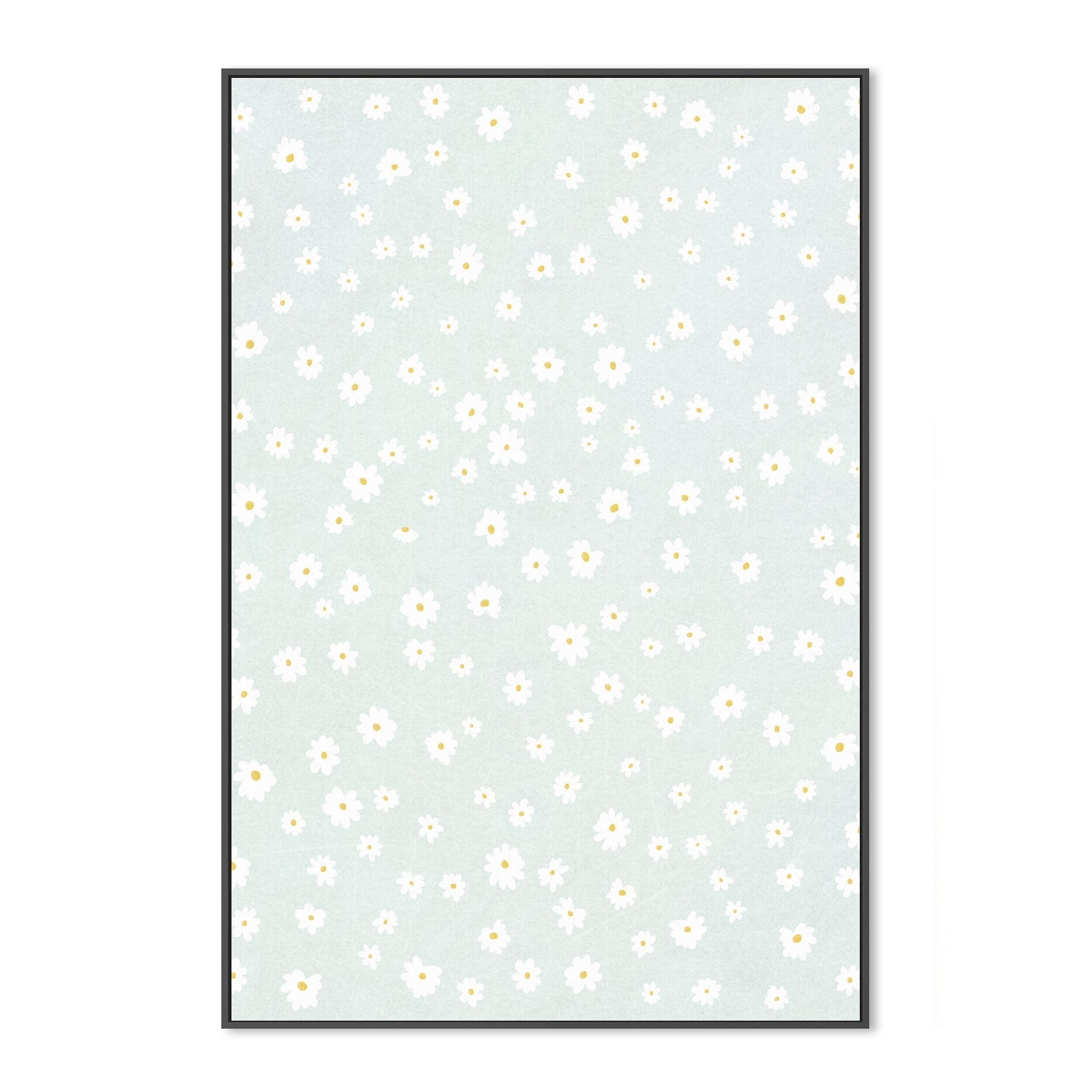 wall-art-print-canvas-poster-framed-Daisies in the Garden , By Leah Straatsma-3