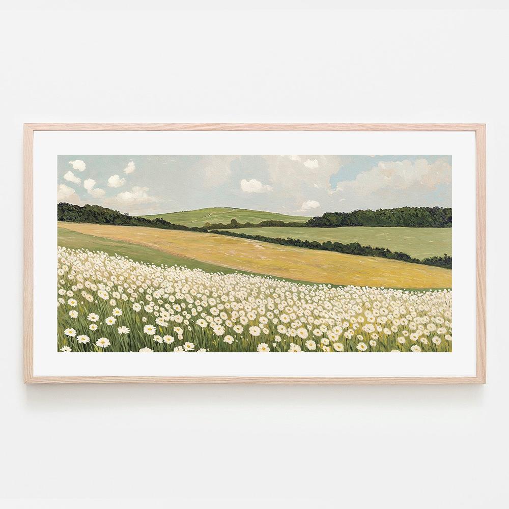 wall-art-print-canvas-poster-framed-Daisy Field , By Lady Hana-6