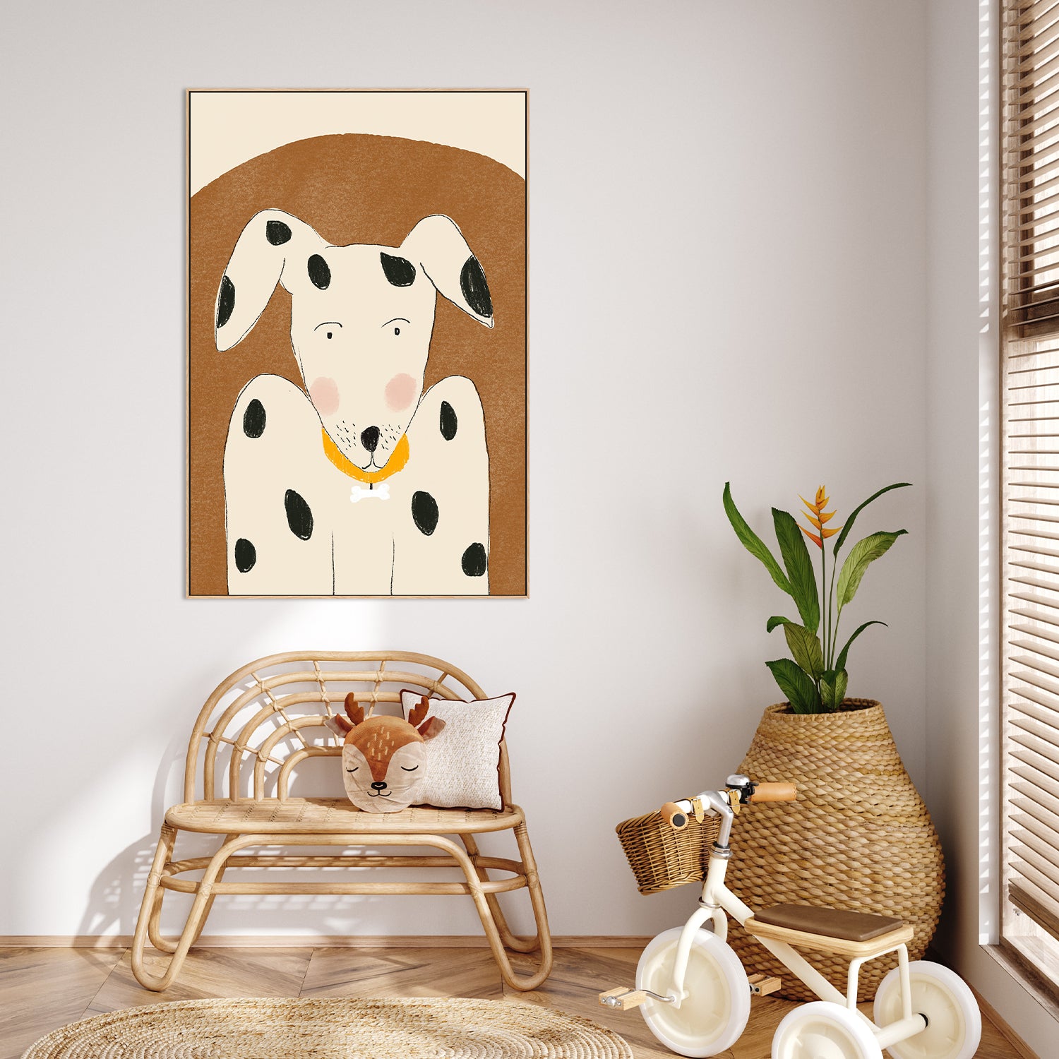 wall-art-print-canvas-poster-framed-Dalmatian Daydream-7