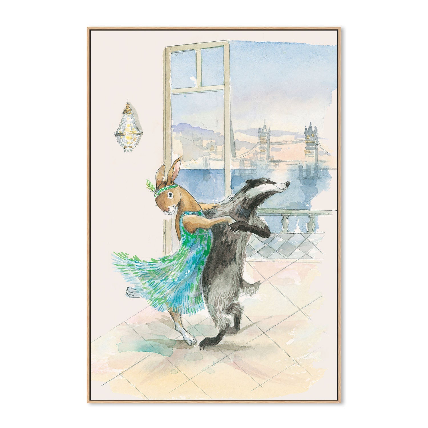 wall-art-print-canvas-poster-framed-Dancers , By Animo Alphabets-4