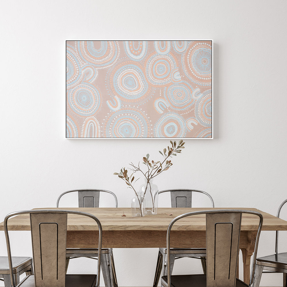 wall-art-print-canvas-poster-framed-Dancing Bora Rings In The Hills , By Leah Cummins-GIOIA-WALL-ART