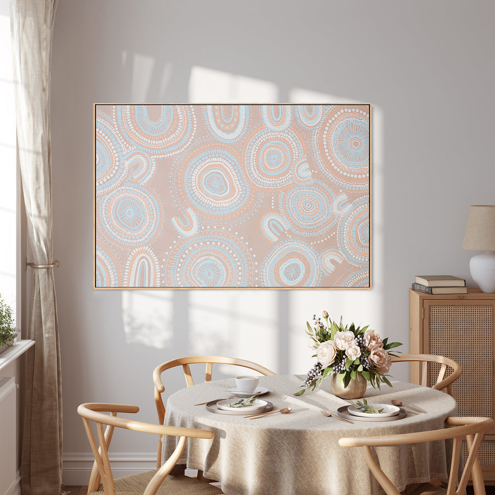 wall-art-print-canvas-poster-framed-Dancing Bora Rings In The Hills , By Leah Cummins-GIOIA-WALL-ART