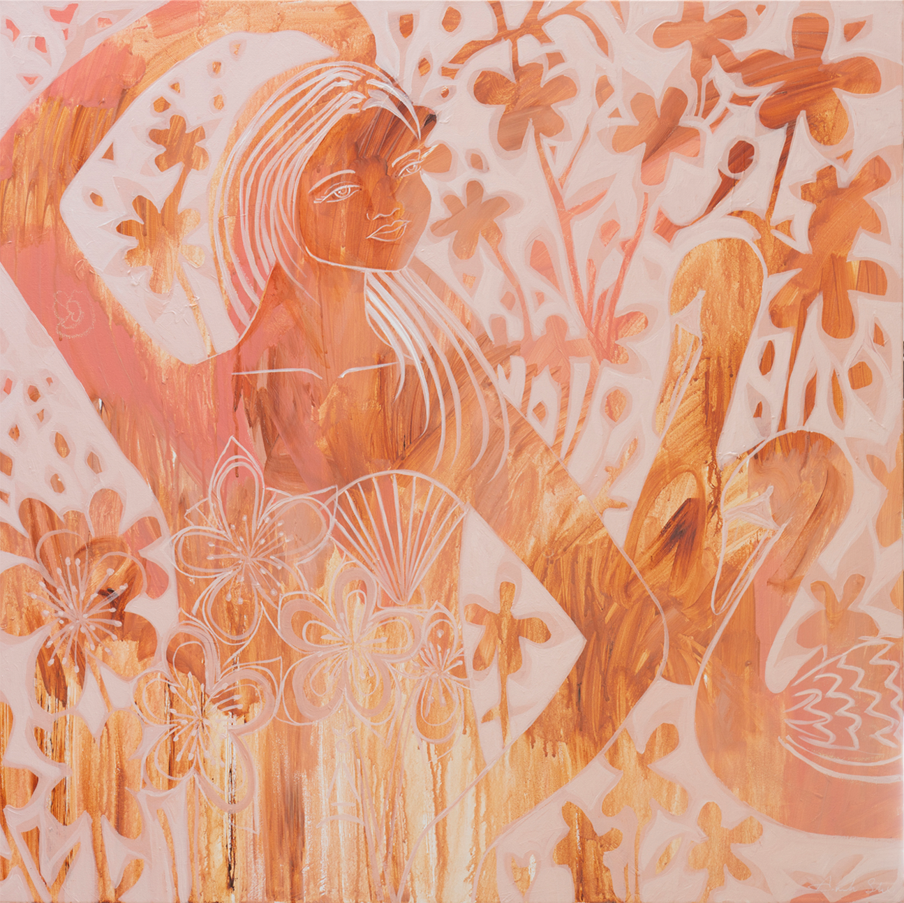 wall-art-print-canvas-poster-framed-Dancing Hearts, Aphrodite Collection , By Amanda Skye-1