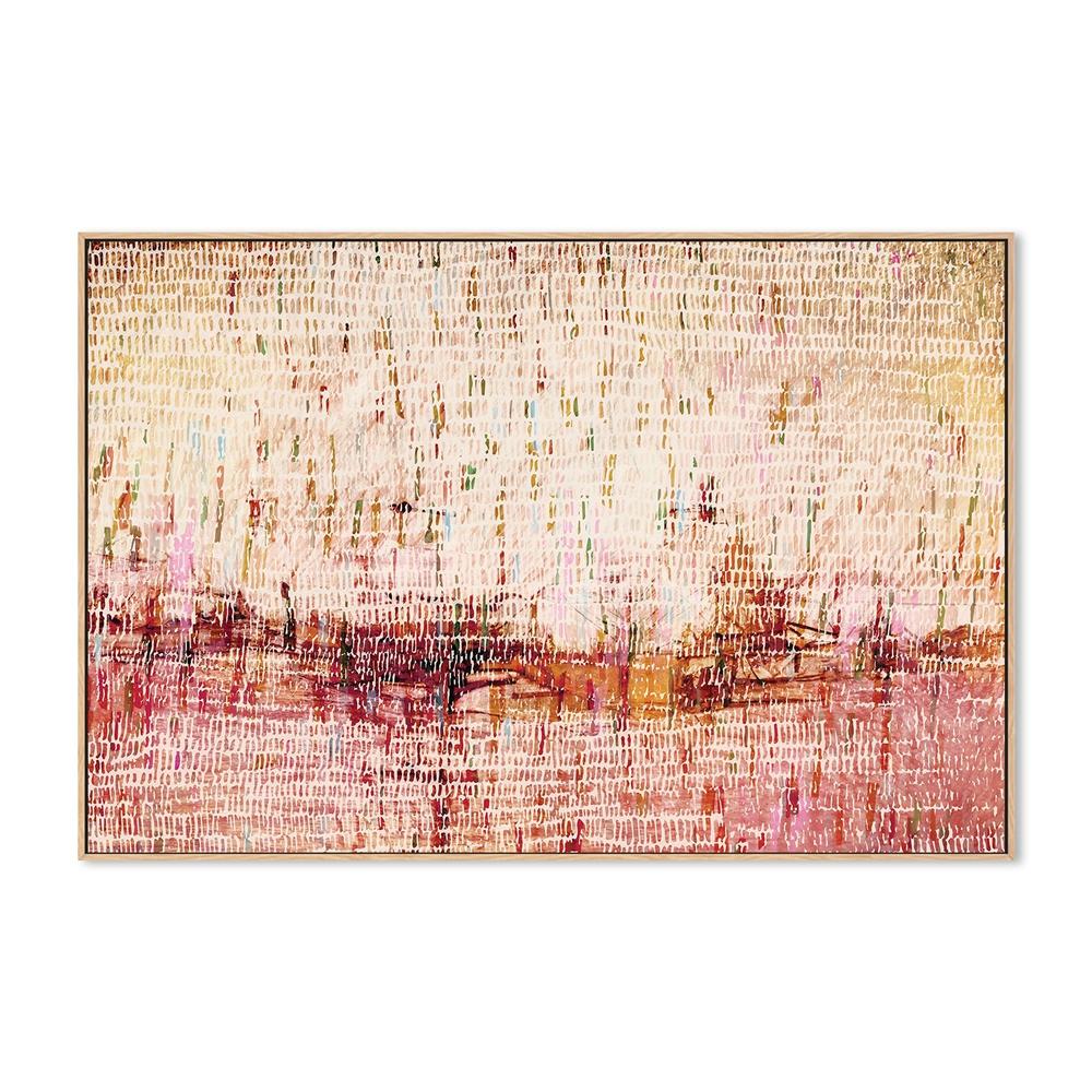 wall-art-print-canvas-poster-framed-Dancing Rain Pink , By Dear Musketeer Studio-4