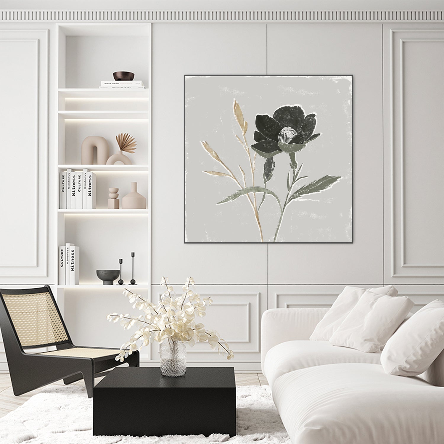 wall-art-print-canvas-poster-framed-Dark Ophelia, Style B , By Isabelle Z-7