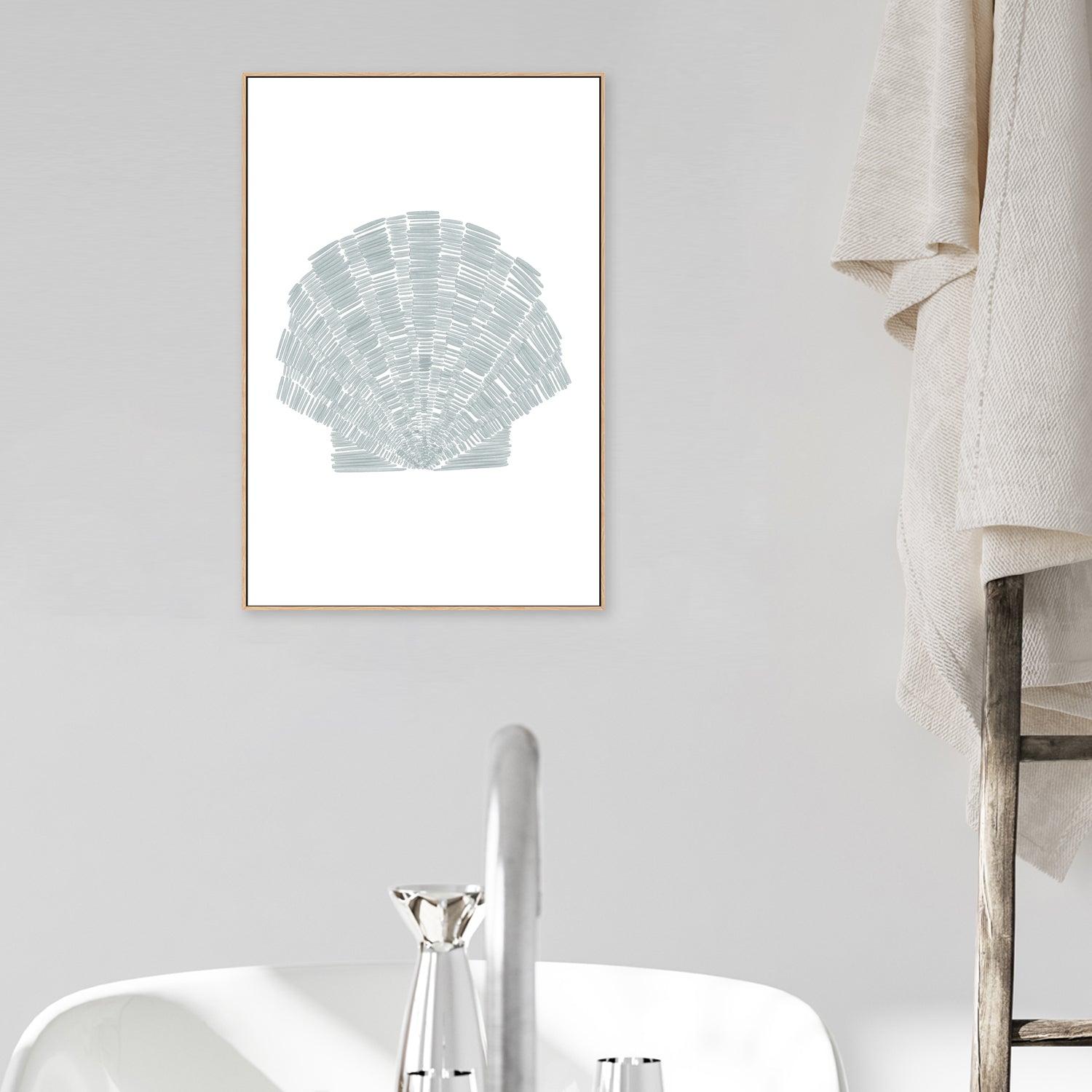 wall-art-print-canvas-poster-framed-Deconstructed Scallop Shell , By Jetty Home , By Jetty Home-2