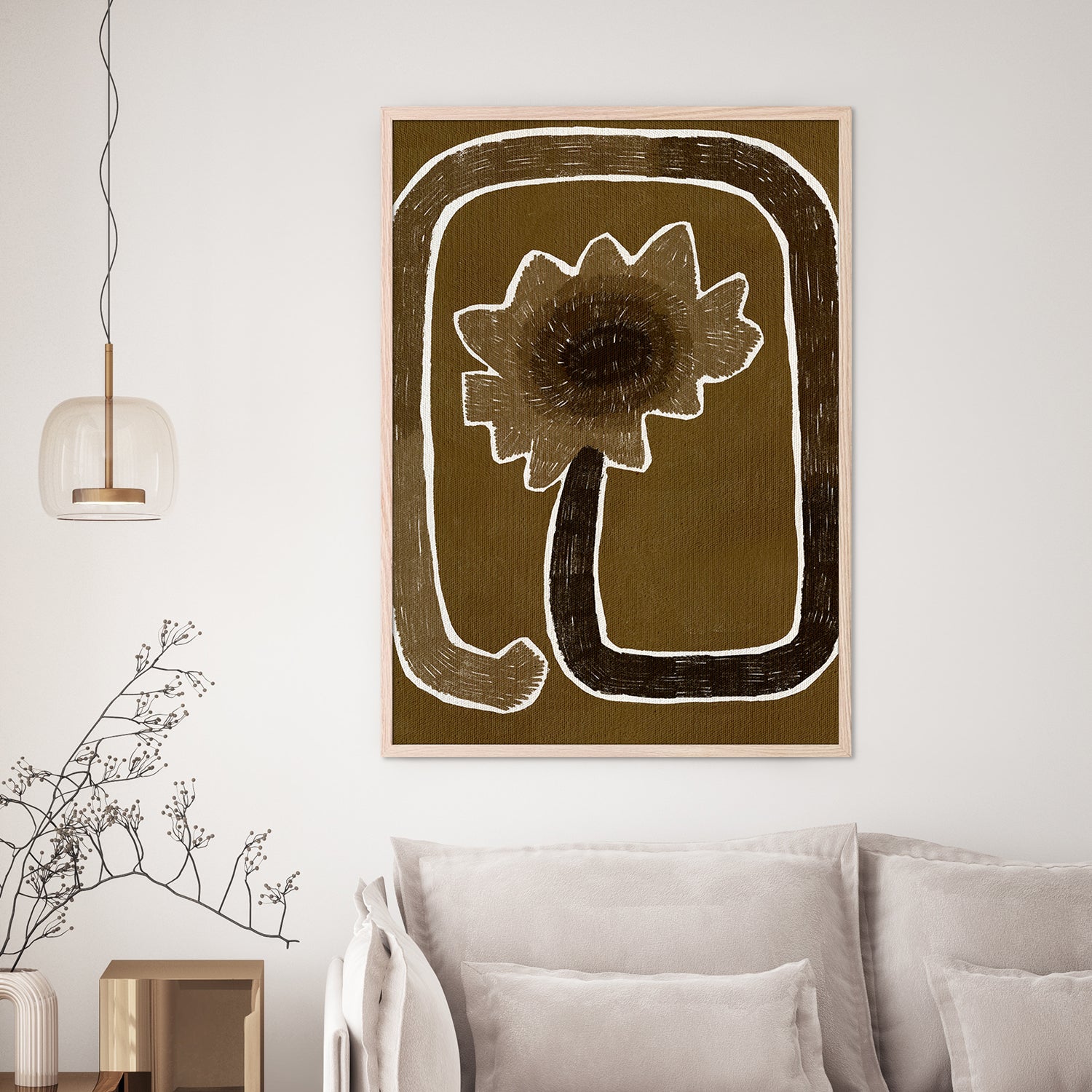 wall-art-print-canvas-poster-framed-Delicate Bloom 1-2