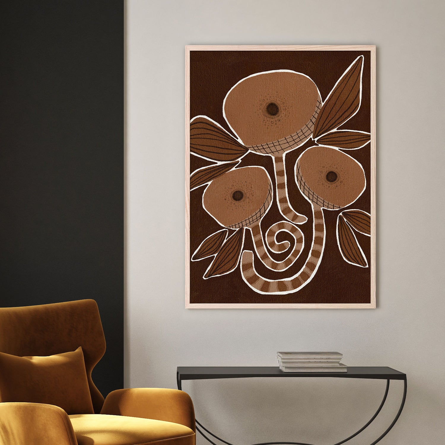 wall-art-print-canvas-poster-framed-Delicate Bloom 11-2