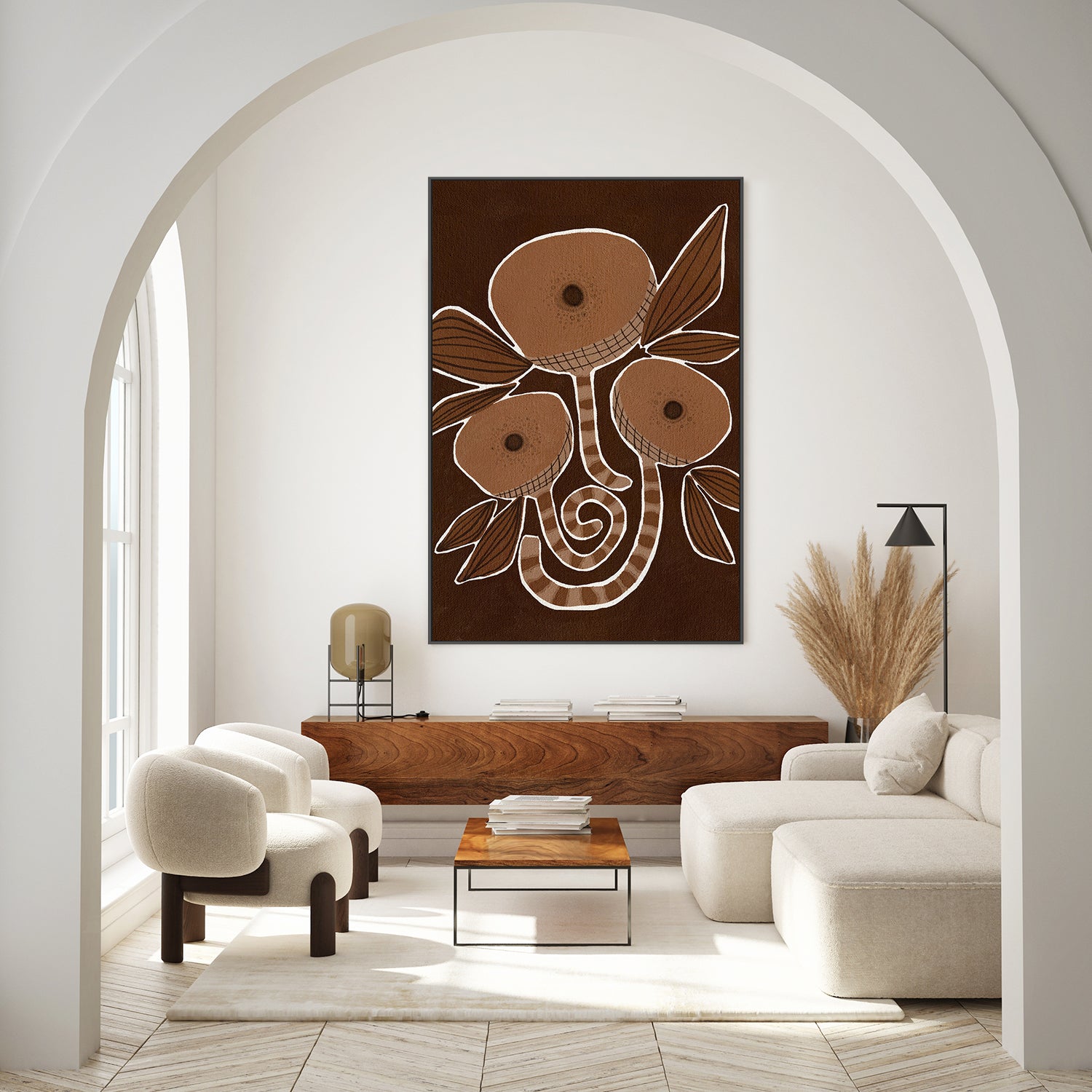 wall-art-print-canvas-poster-framed-Delicate Bloom 11-8