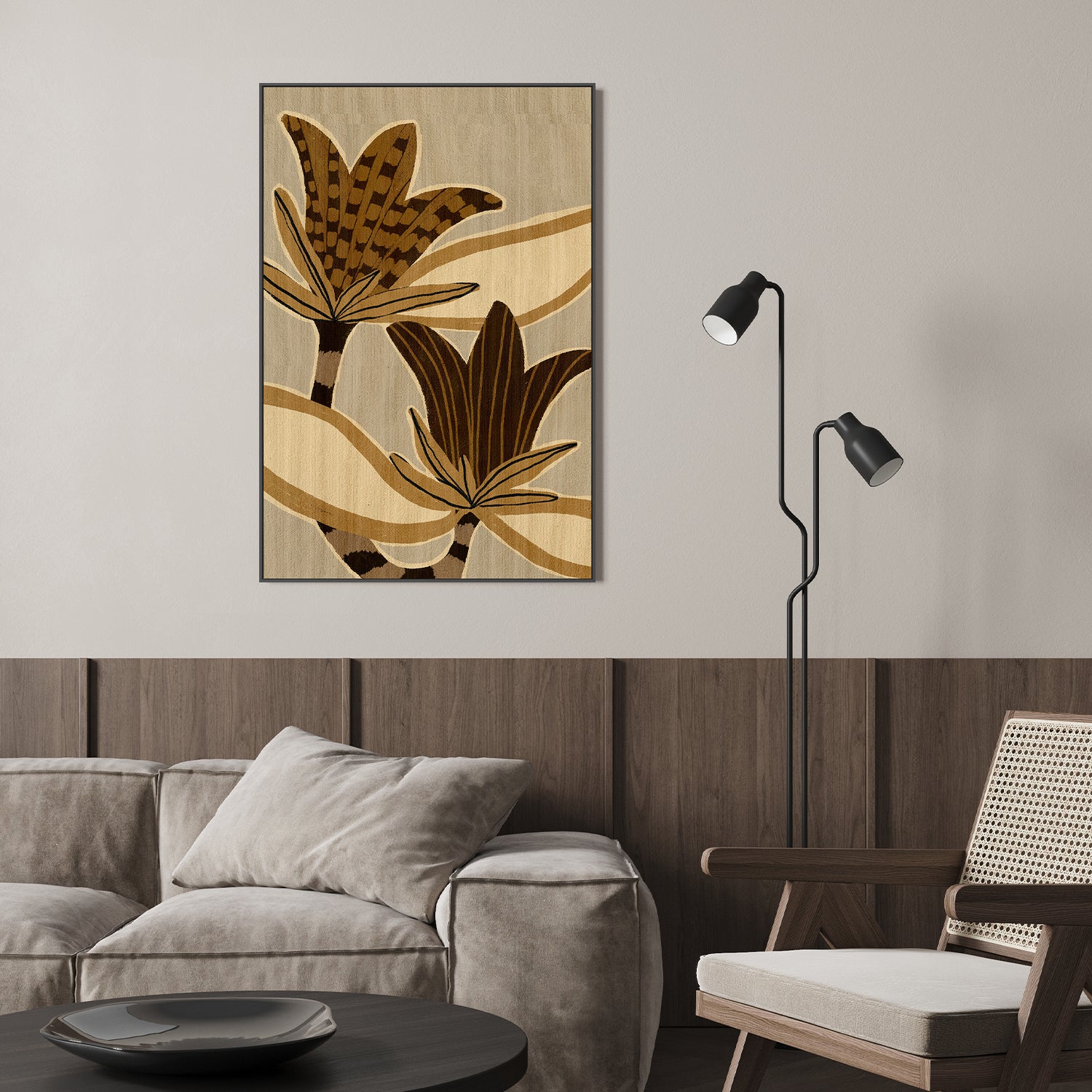 wall-art-print-canvas-poster-framed-Delicate Bloom 12-8