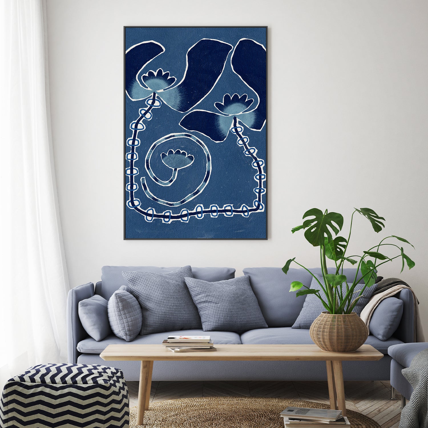 wall-art-print-canvas-poster-framed-Delicate Bloom 13-8