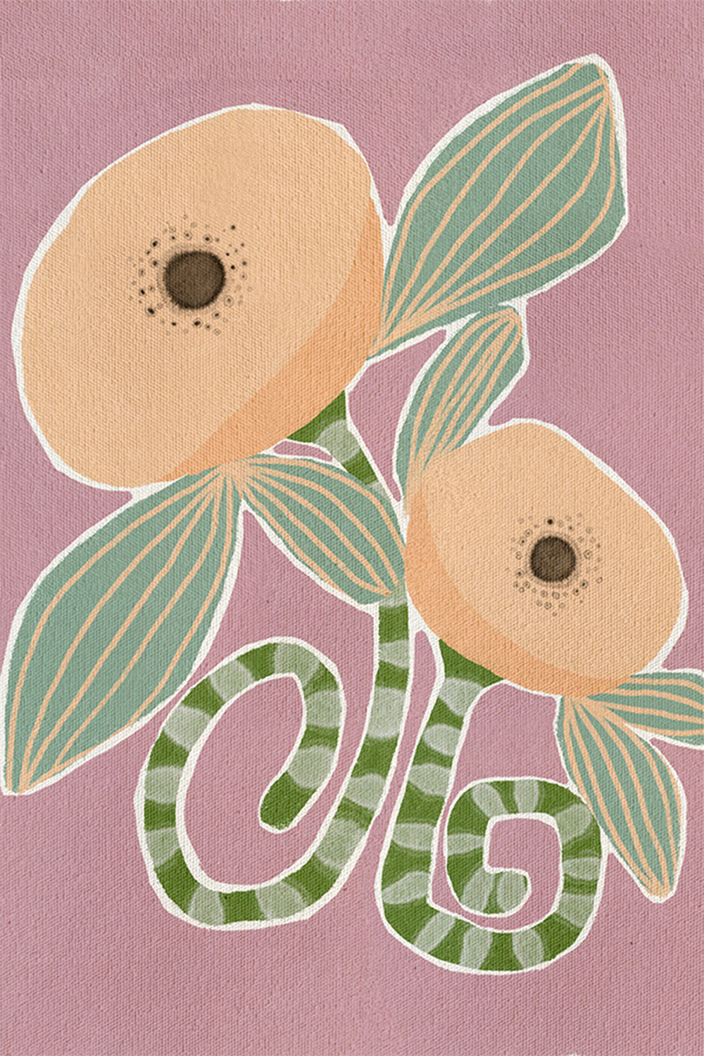 wall-art-print-canvas-poster-framed-Delicate Bloom 14-1