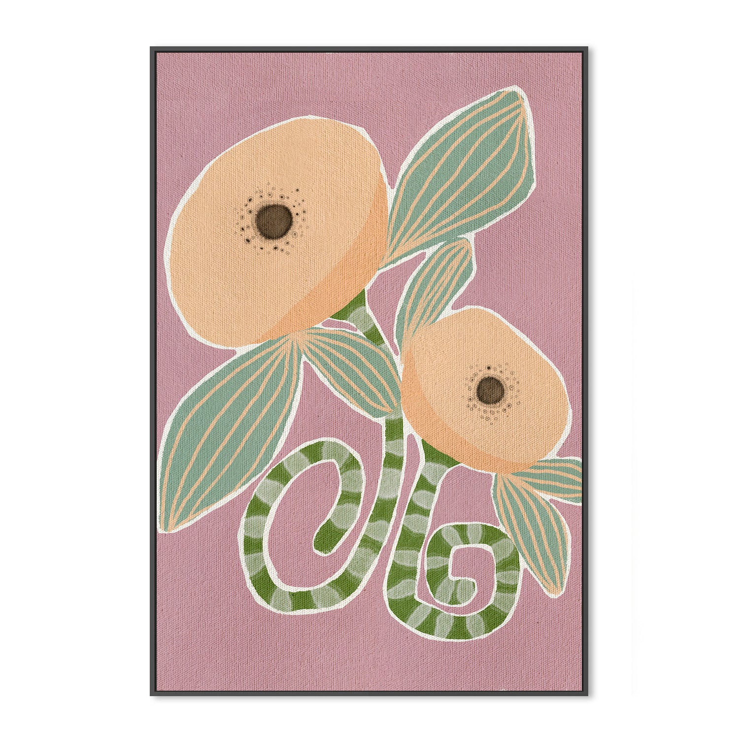 wall-art-print-canvas-poster-framed-Delicate Bloom 14-3