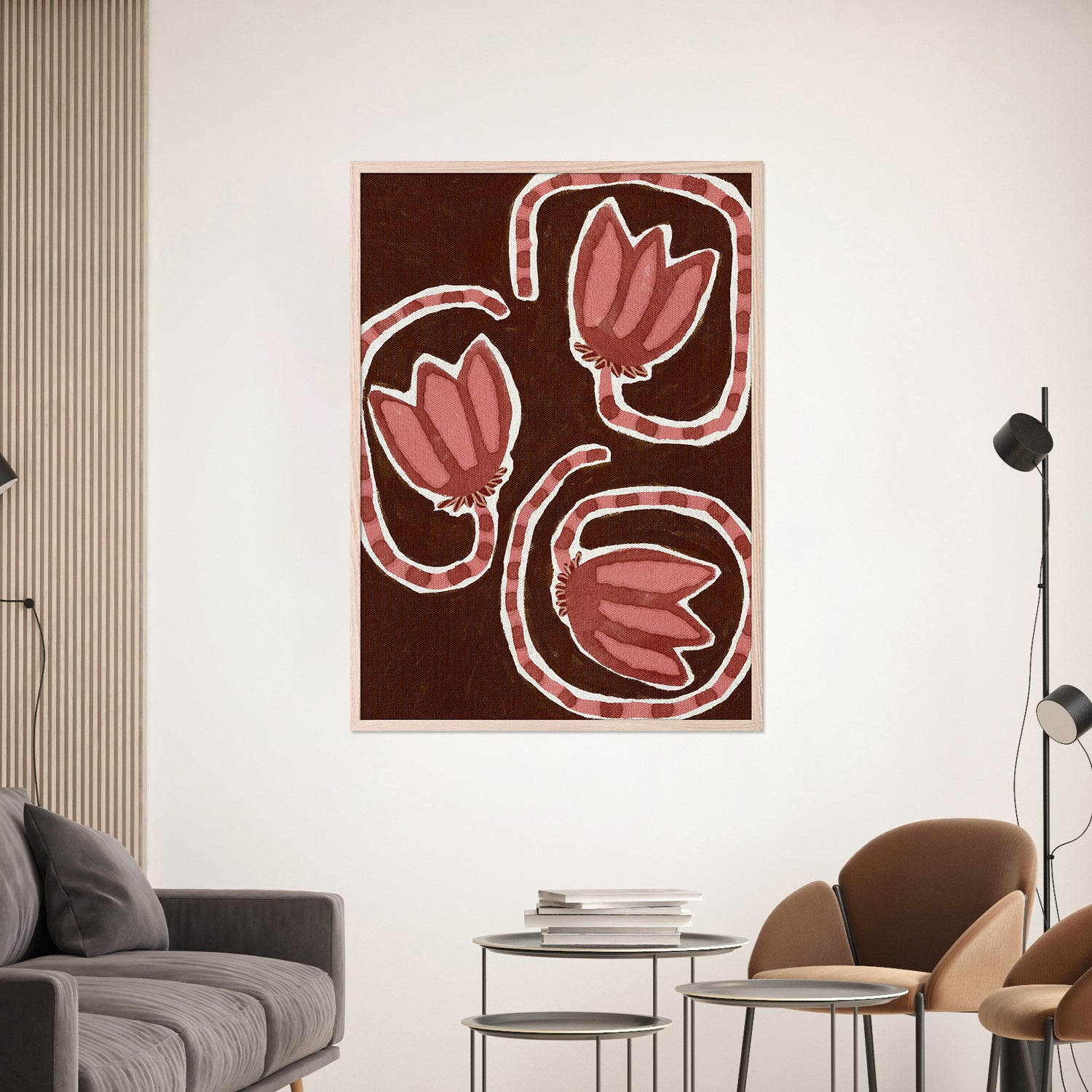 wall-art-print-canvas-poster-framed-Delicate Bloom 19-2