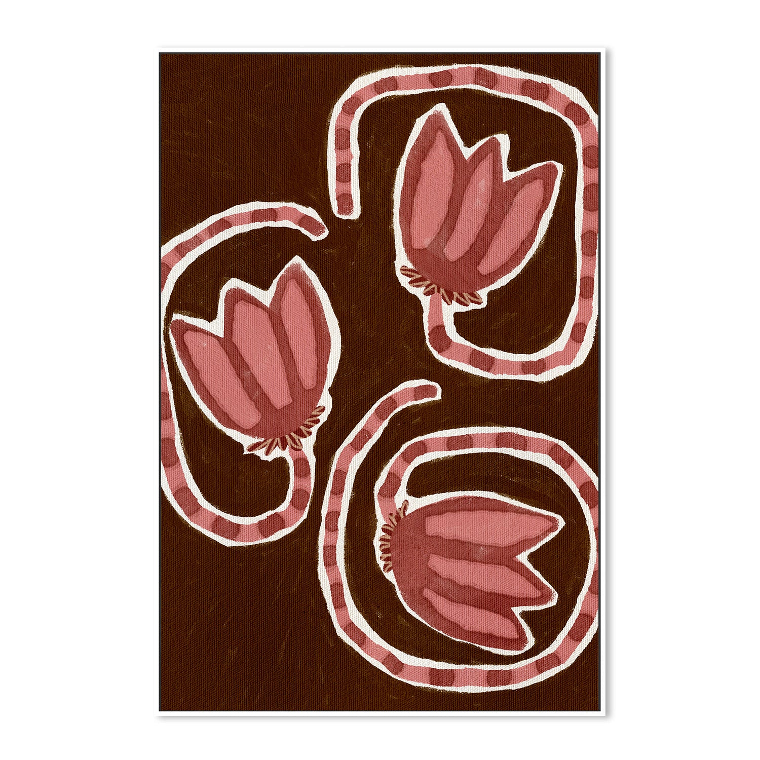 wall-art-print-canvas-poster-framed-Delicate Bloom 19-5